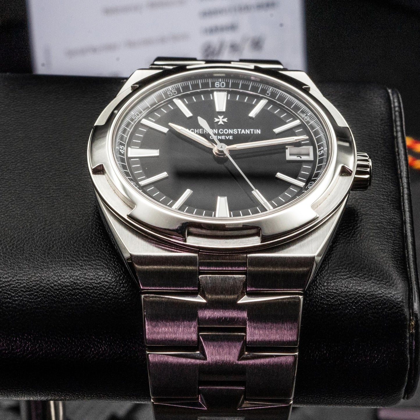 Vacheron Constantin Overseas 4500V/110A-B483 Steel Black Dial Box Papers 2021