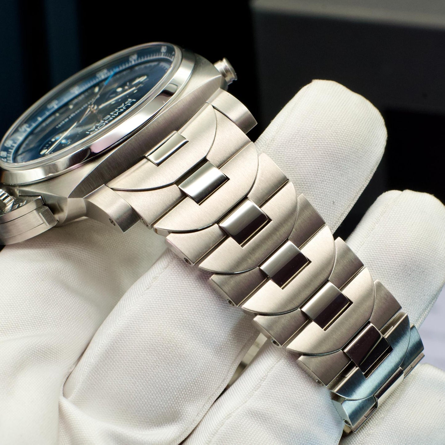 PAM01110 Luminor Chrono Blue Stainless Steel bracelet
