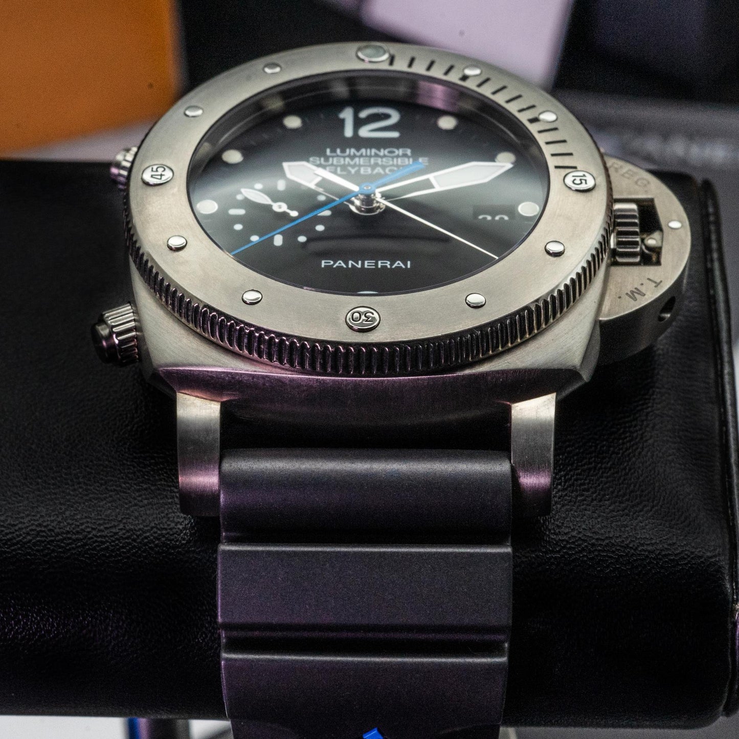 Panerai Luminor Submersible PAM00614 47mm Titanium Chrono Flyback 2016