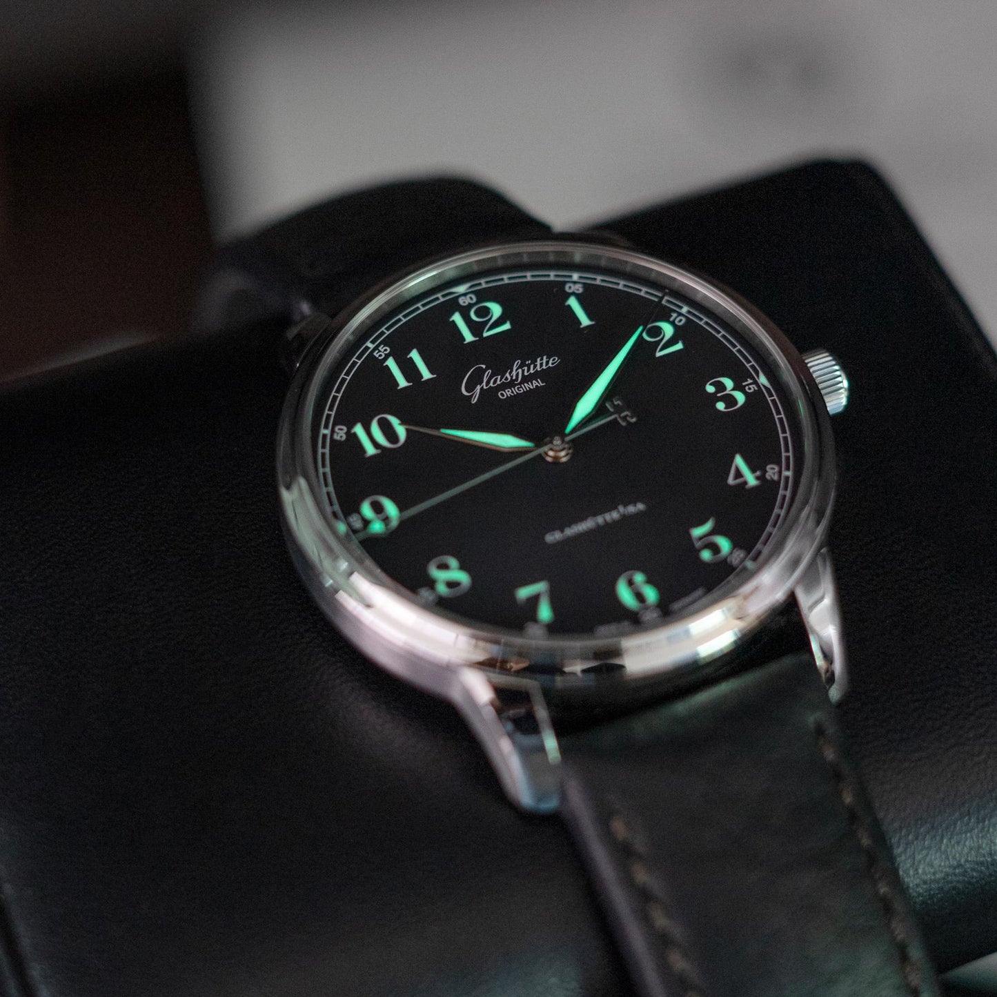 Glashutte Original Senator Excellence 1-36-01-03-02-01 40mm Steel Black Dial