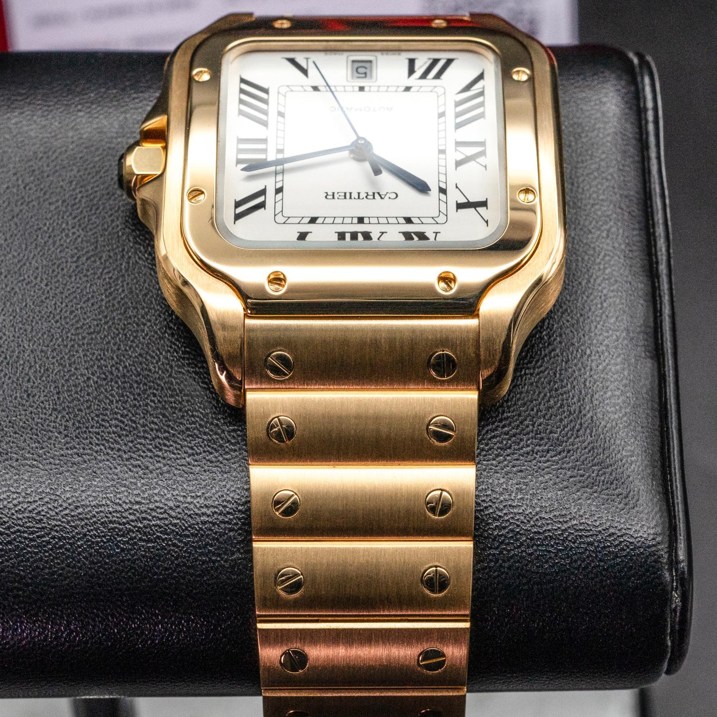 Cartier Santos de Cartier Large WGSA0029 39.8mm Yellow Gold top
