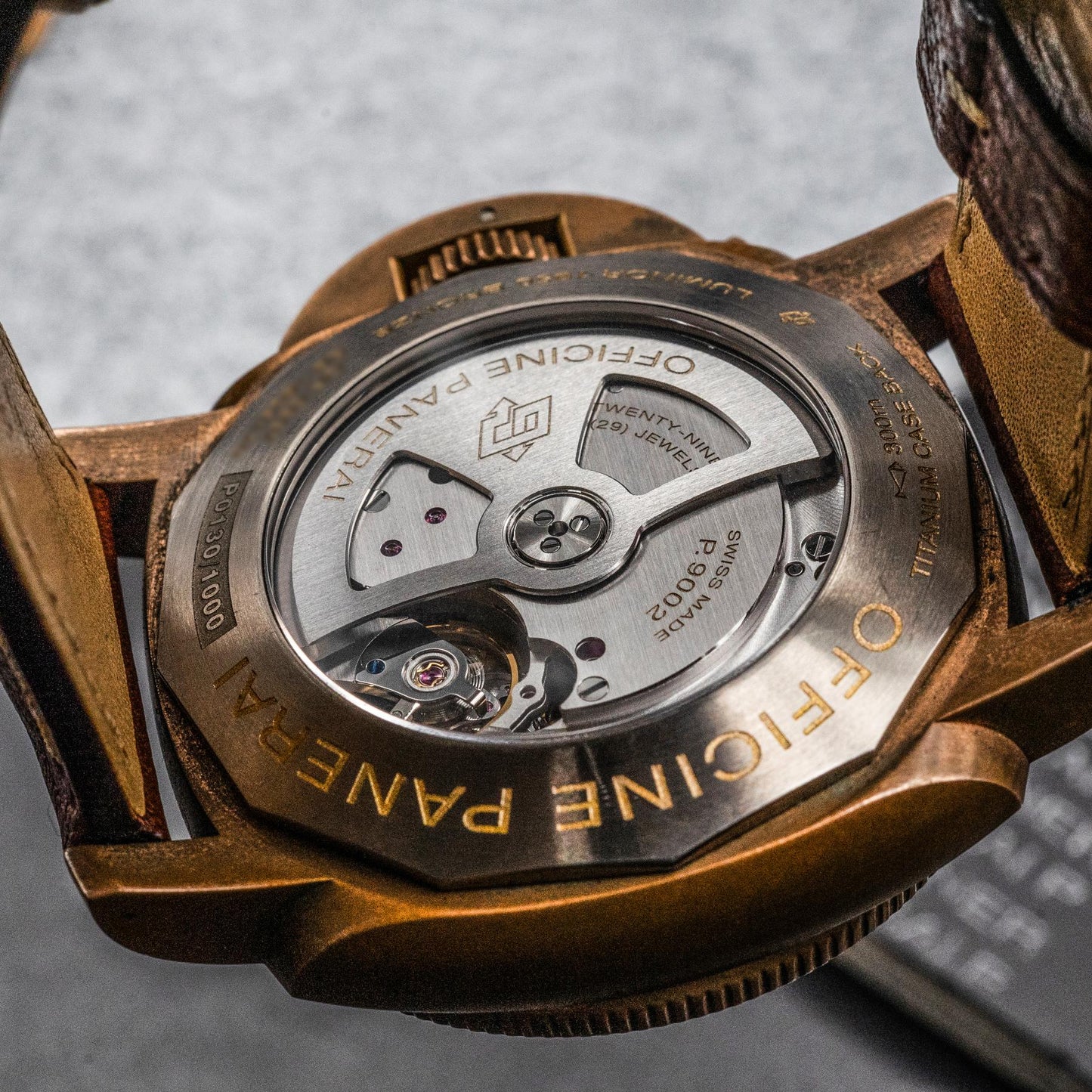 PAM00507 Bronzo Green Dial