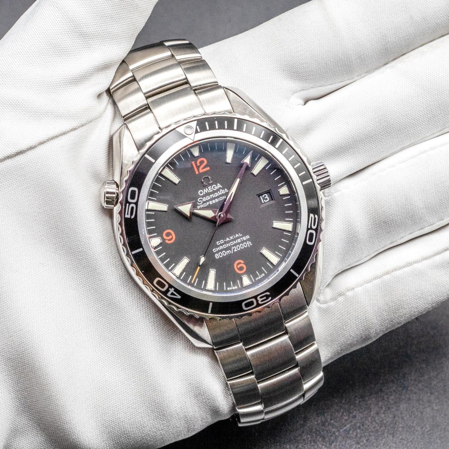 Omega Seamaster Planet Ocean 600M Co-Axial 2200.51.00 45.5mm Steel Black Dial