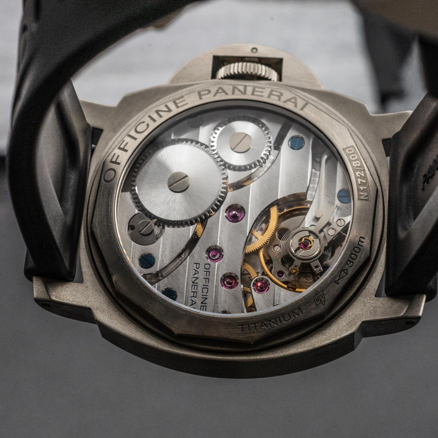 Panerai Luminor Marina PAM00177 44mm Titanium Black Sandwich Dial Box Papers 2014