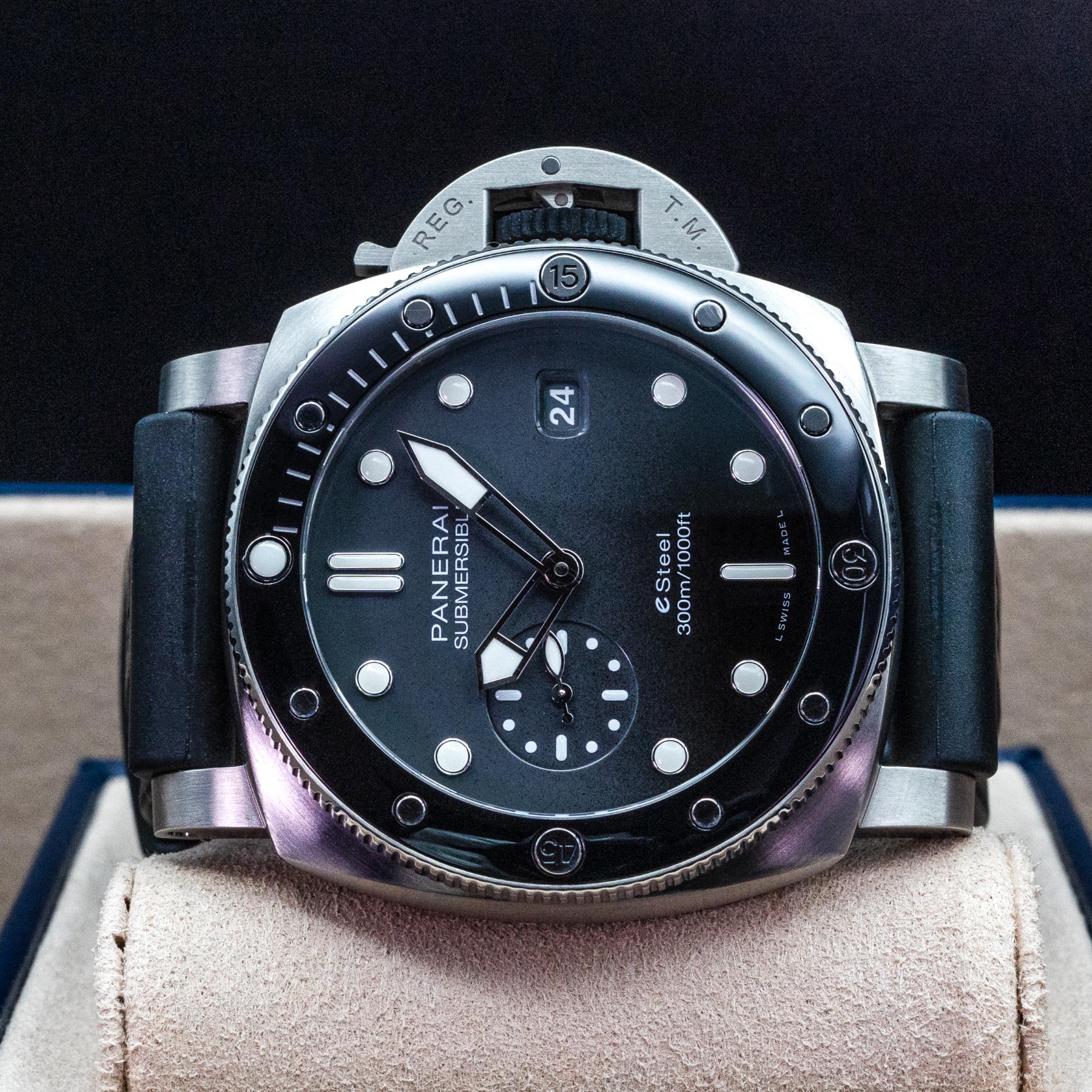 PAM01288 44mm eSteel Anthracite