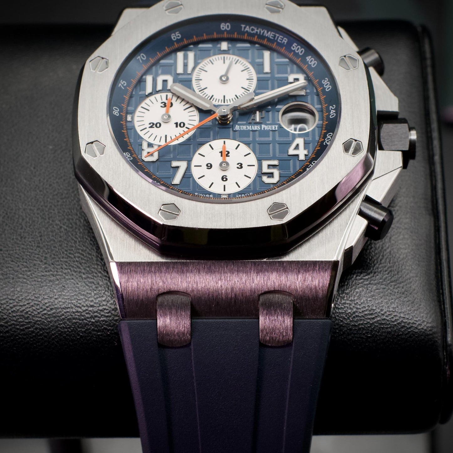 Audemars Piguet AP Royal Oak Offshore Navy Chronograph 42mm Blue Dial 26470ST