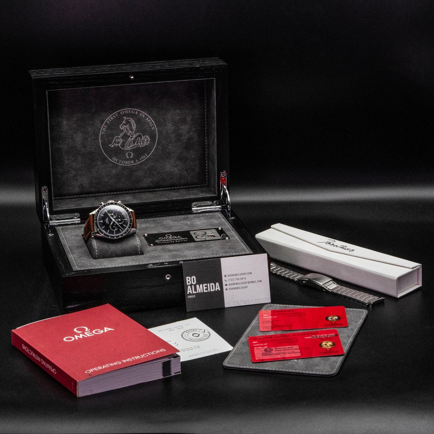 Omega Speedmaster First Omega In Space 311.32.40.30.01.001 39.7mm Box Papers 2020