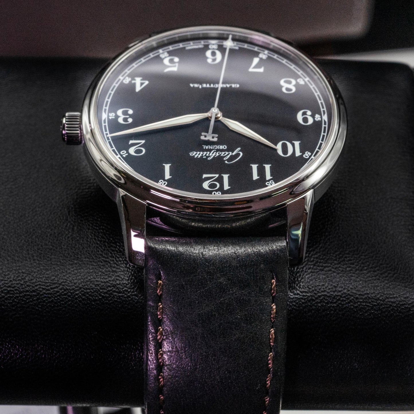 Glashutte Original Senator Excellence 1-36-01-03-02-01 40mm Steel Black Dial