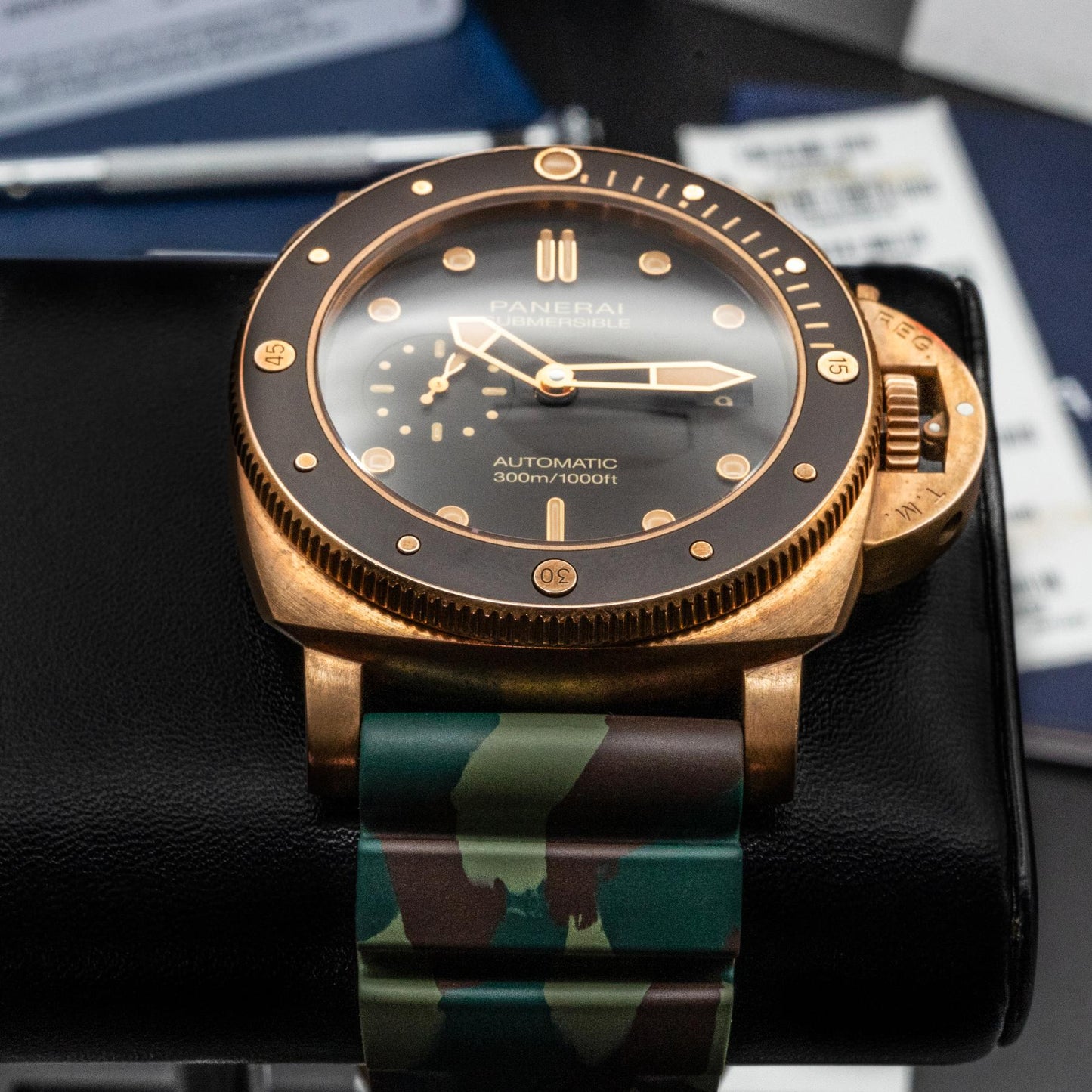 Panerai Submersible Bronzo PAM00968 47mm Bronze Brown Dial Box Papers 2023