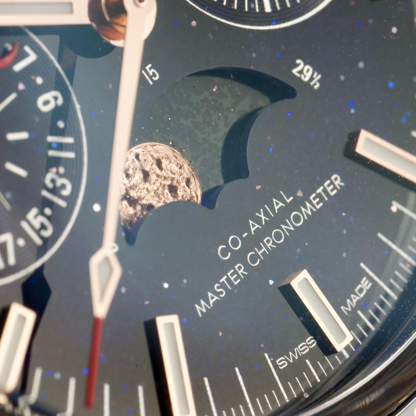 Omega Speedmaster Blue Side Moon Aventurine 44.25mm Ceramic 304.93.44.52.03.002