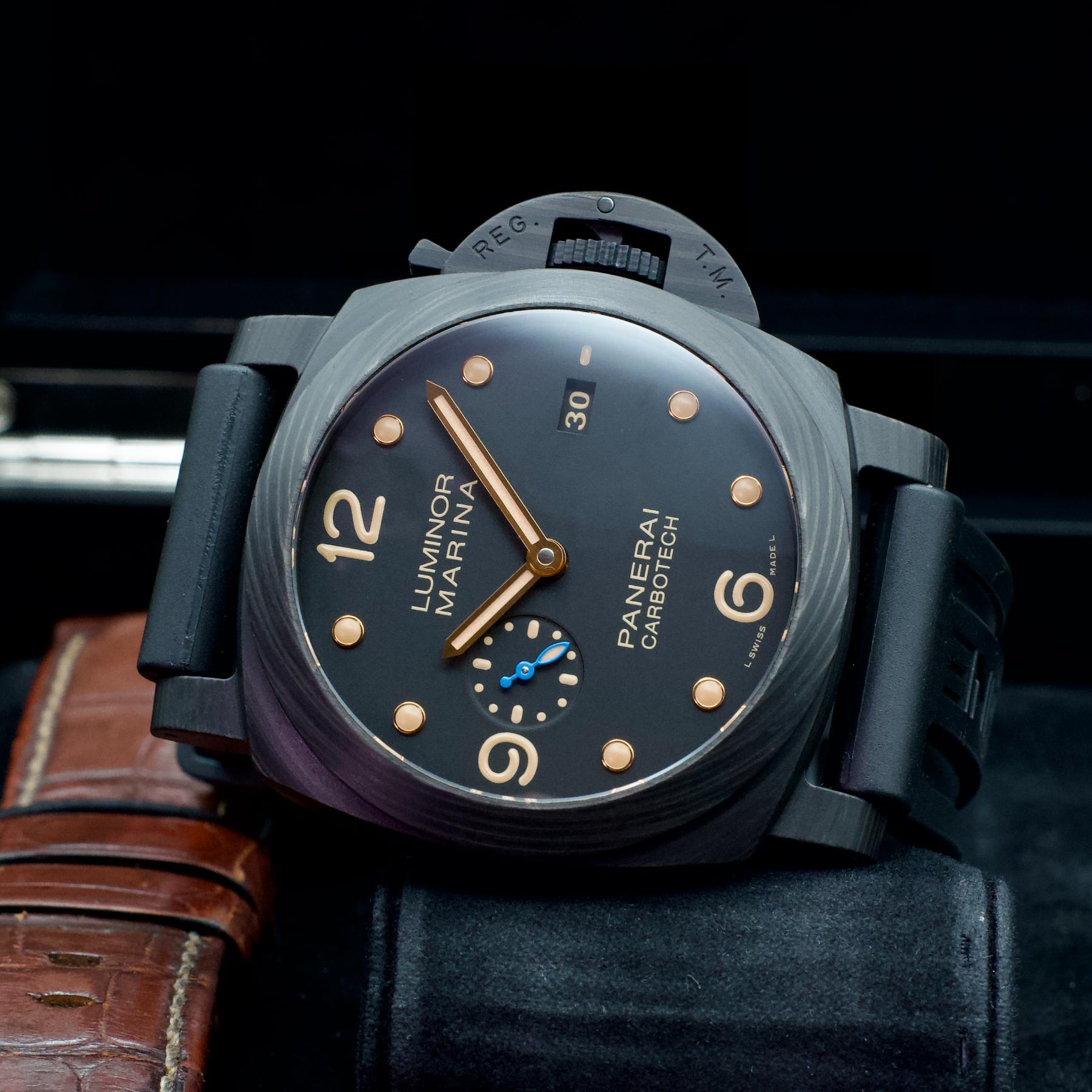 Panerai PAM00661 Luminor Marina 1950 Carbotech 44mm Black Dial Box Papers