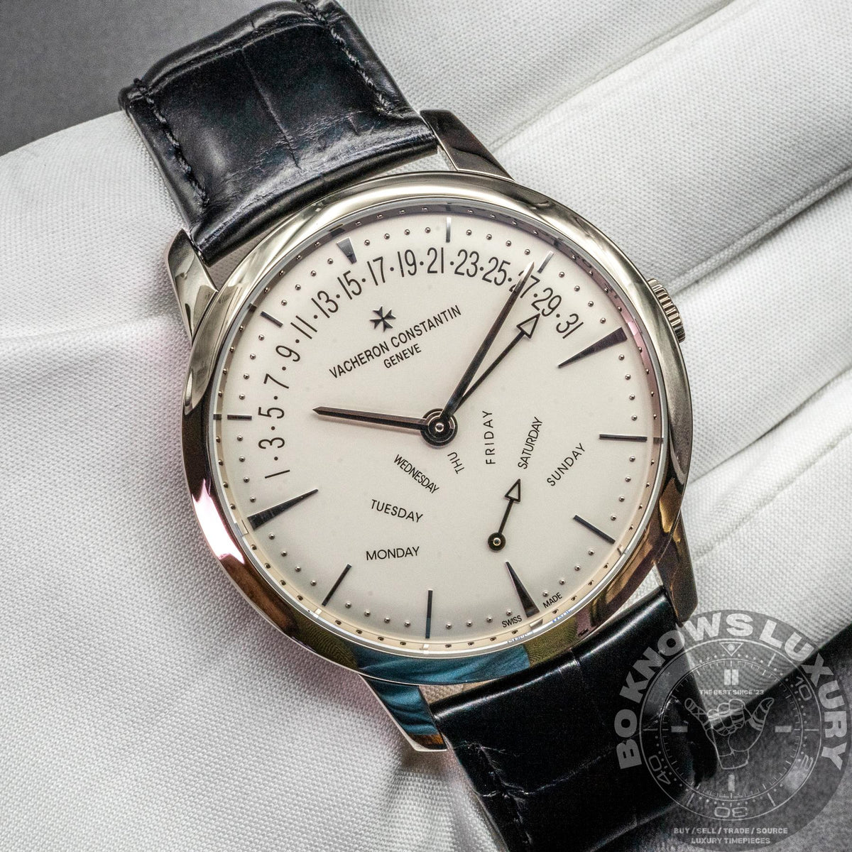 Vacheron Constantin Patrimony Retrograde 4000U/000G-B112 42.5mm White Gold Box Papers