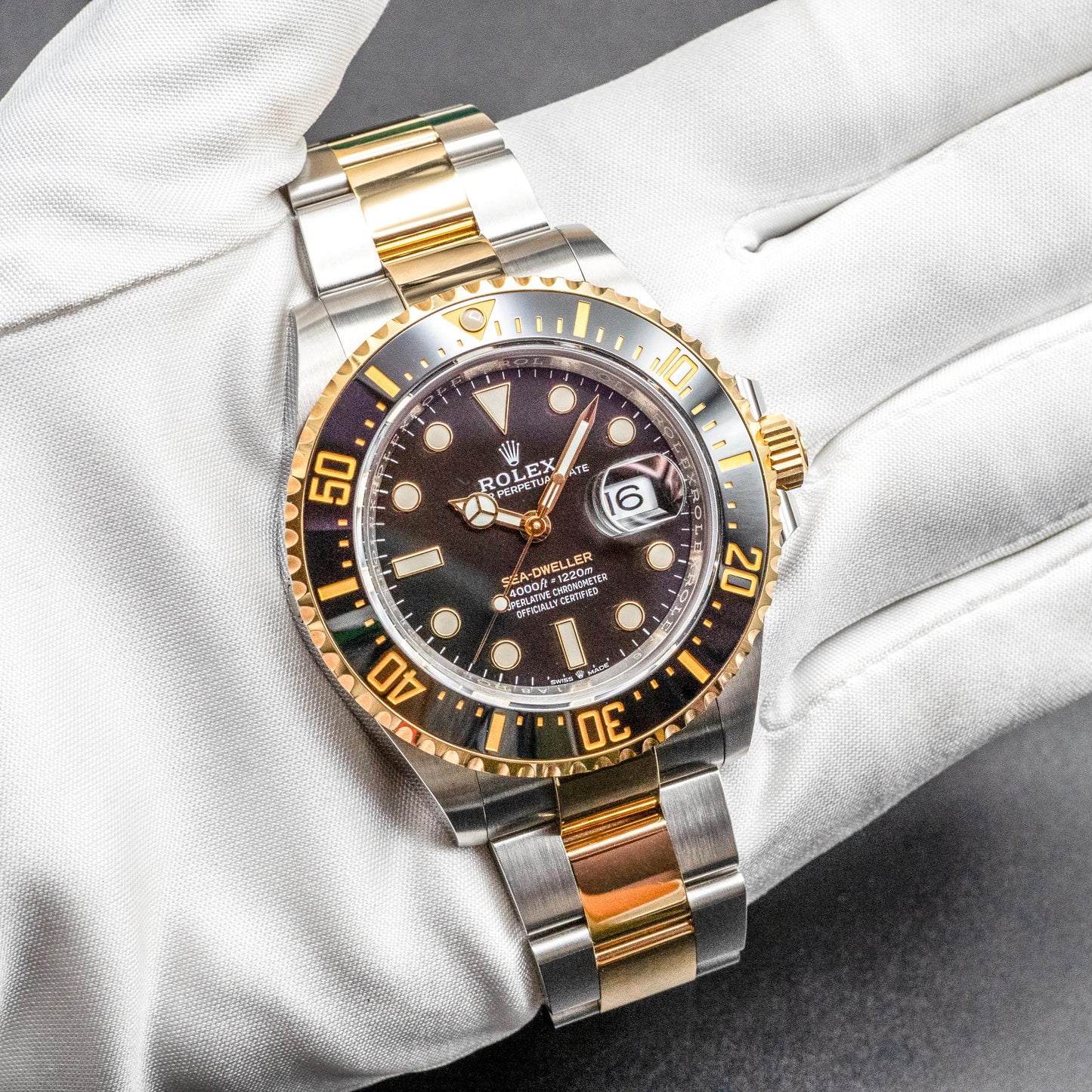 Rolex Sea-Dweller 126603 43mm Steel Yellow Gold Black Dial Box Papers 2020