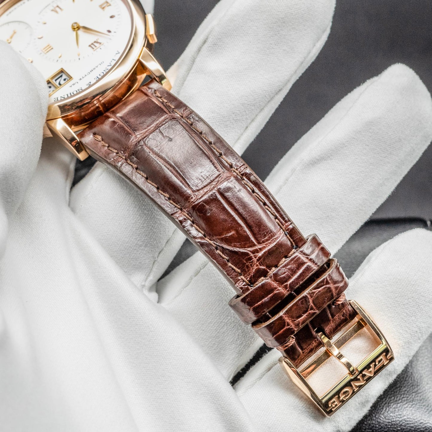 A. Lange & Sohne Grand Lange 1 117.032 Rose Gold