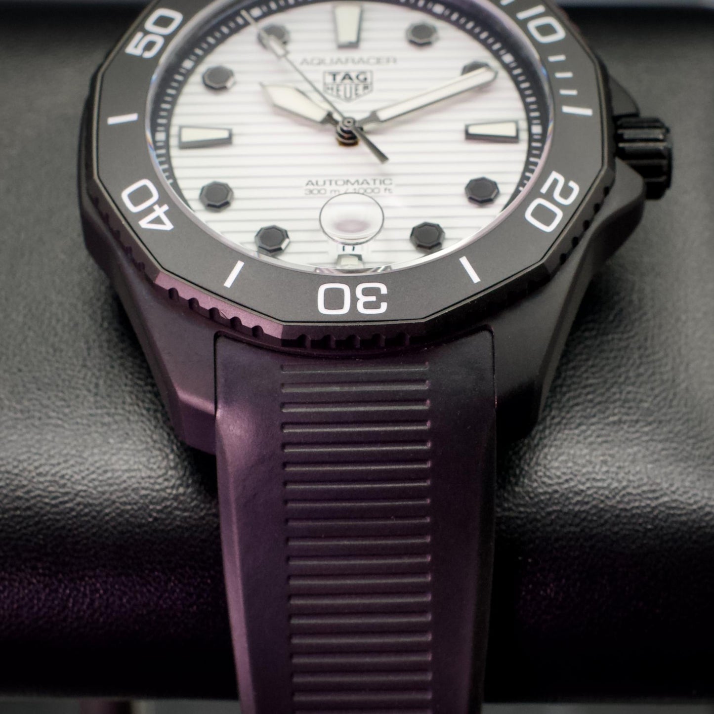 TAG Heuer Aquaracer WBP201D Nightdiver 43mm Black DLC White Dial 2022