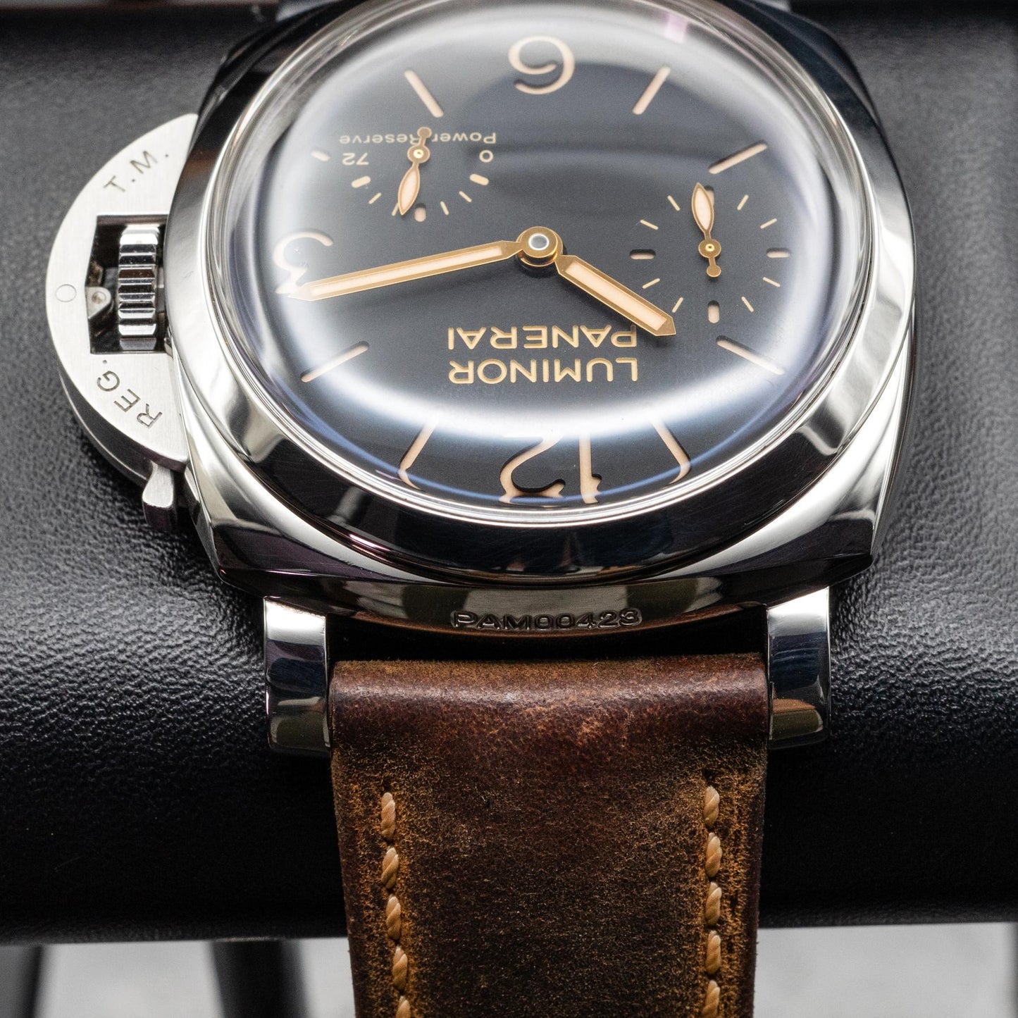 Panerai PAM00423 Luminor 1950 Power Reserve 47mm Steel Black 2013 Papers