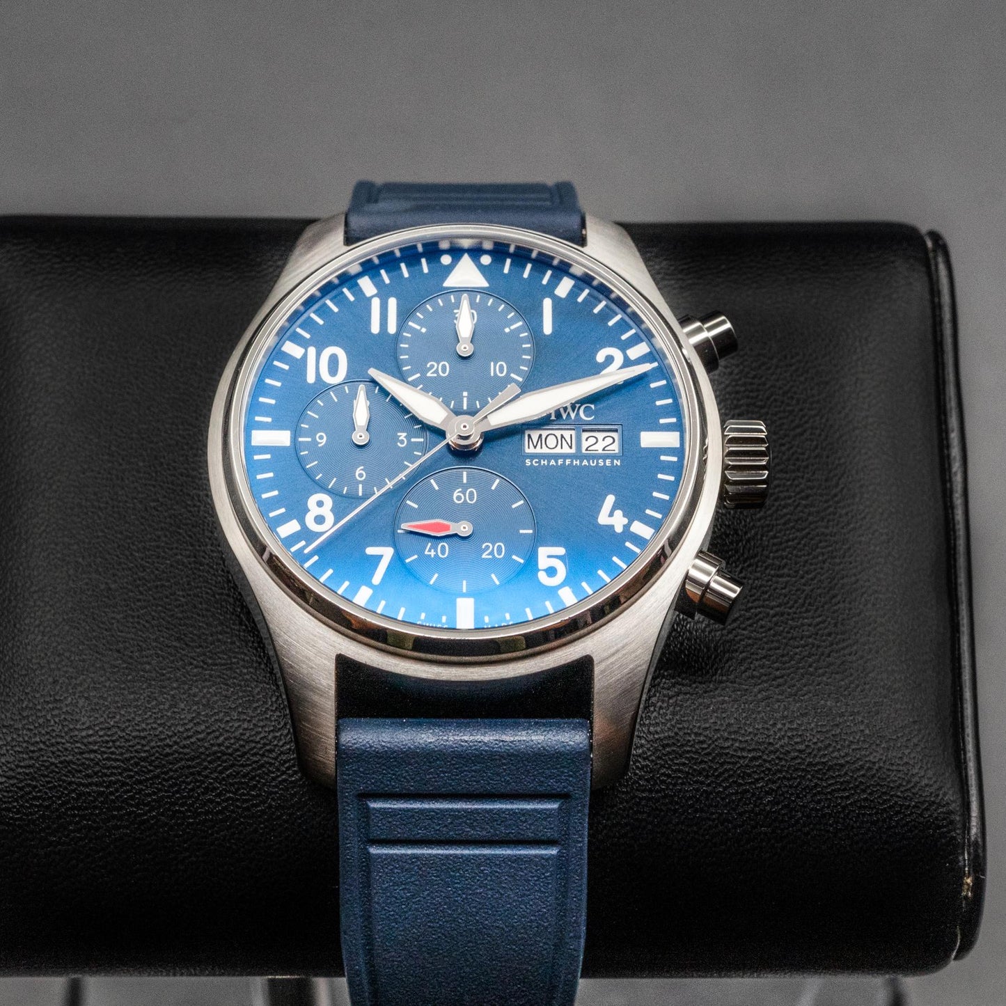 IWC Pilot's Watch Chronograph 41 IW388101 Steel Blue Dial 2022 Travel Box