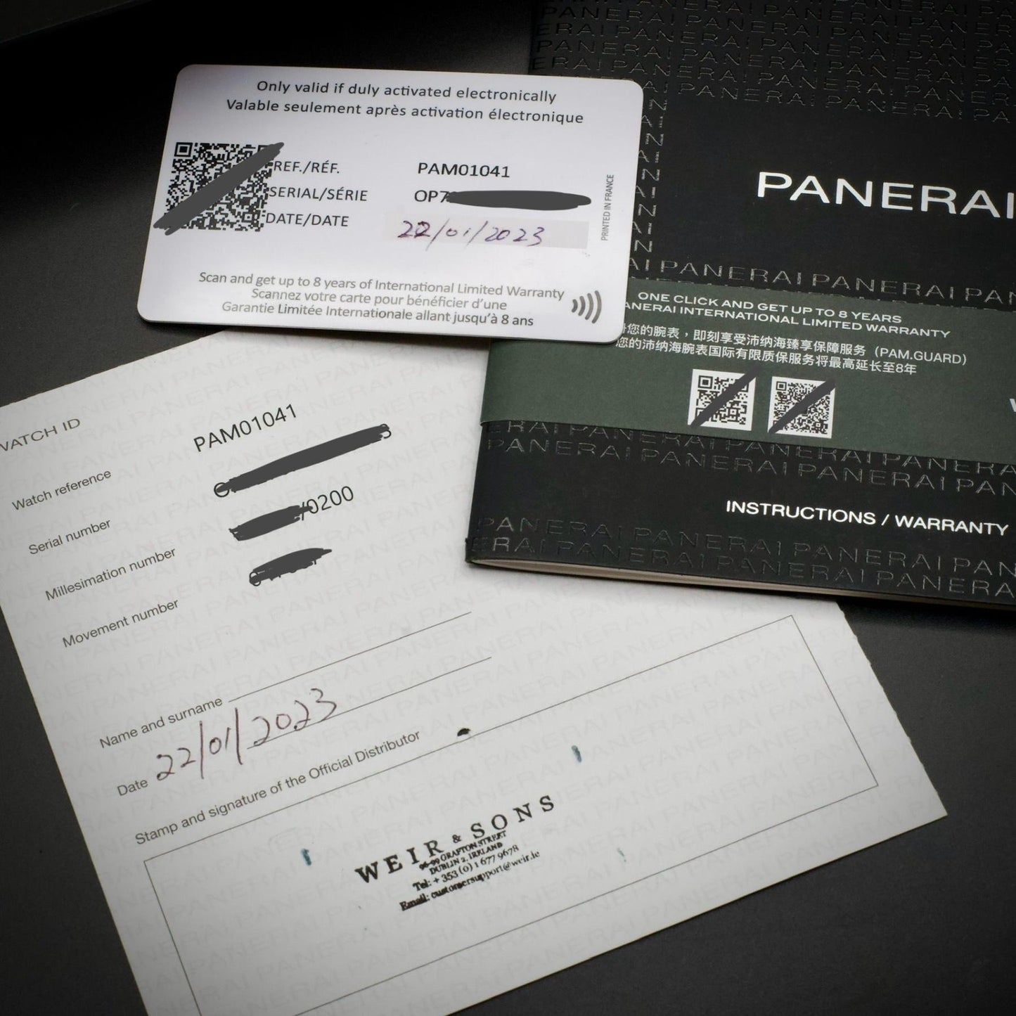 Panerai Luminor Due Goldtech PAM01041 42mm Black Dial Box Papers 2023