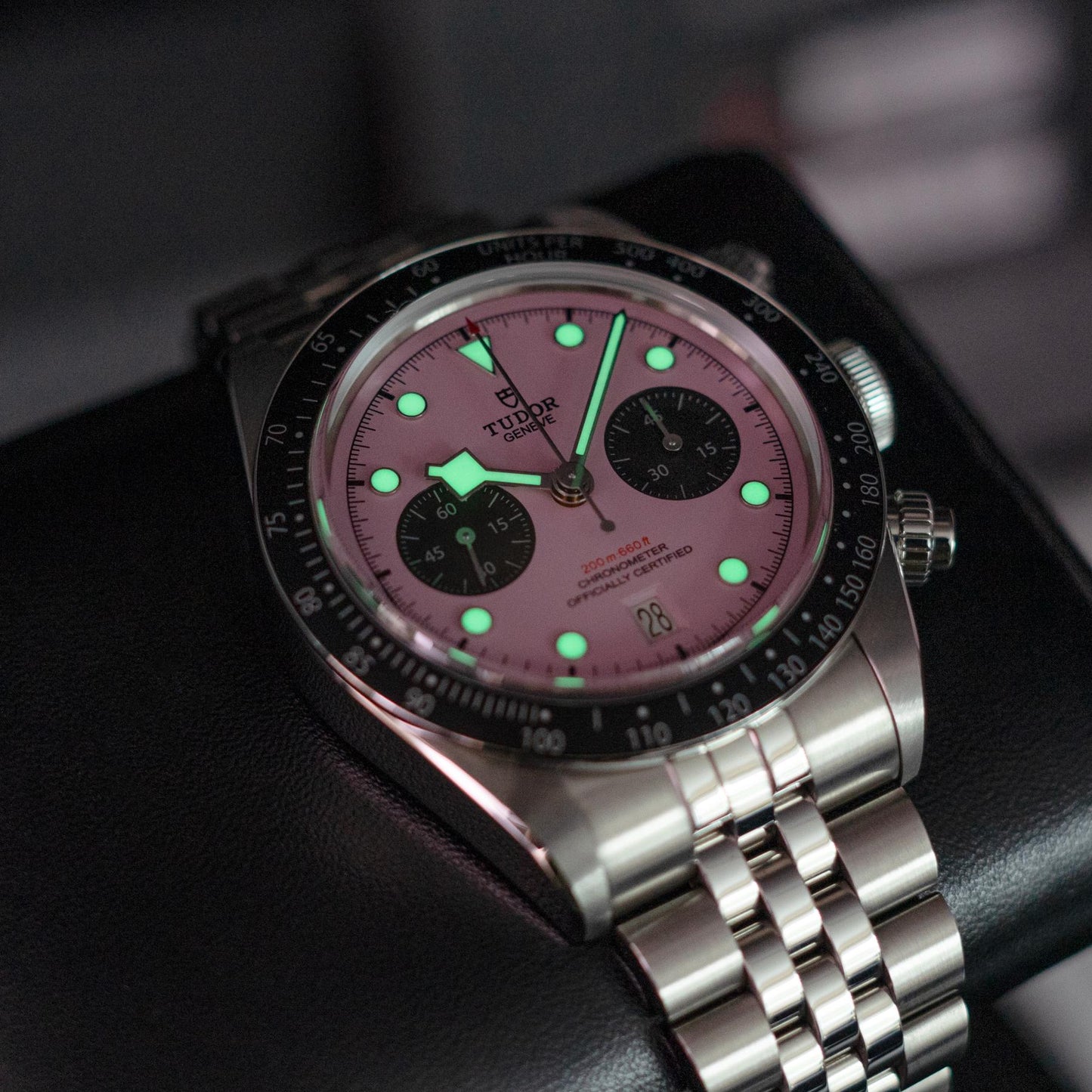 Tudor Black Bay Chrono Pink M79360N-0019 41mm Steel Box Papers 2024