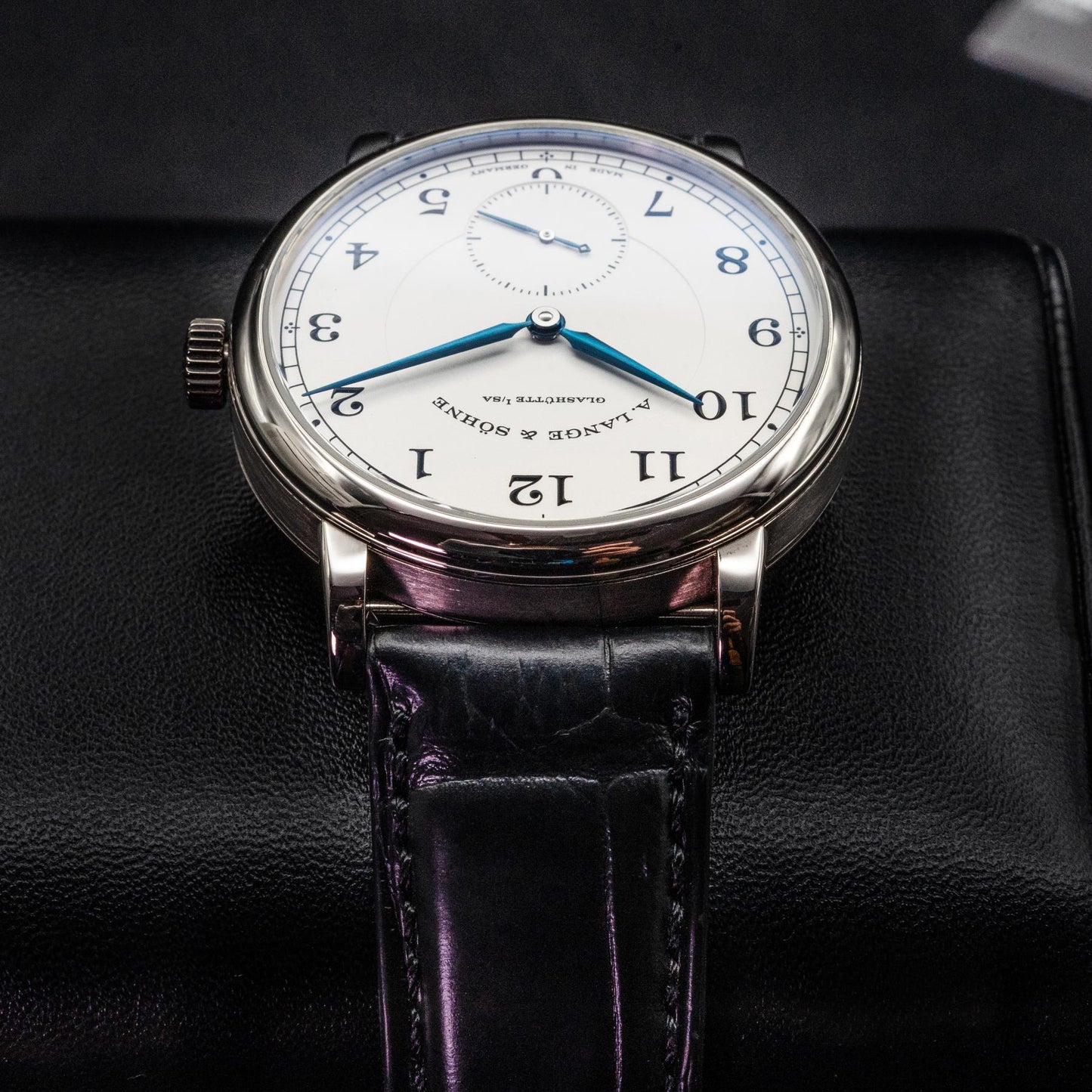 A. Lange Sohne 1815 235.049 38mm White Gold Silver Dial Ltd 25 Box Papers 2019