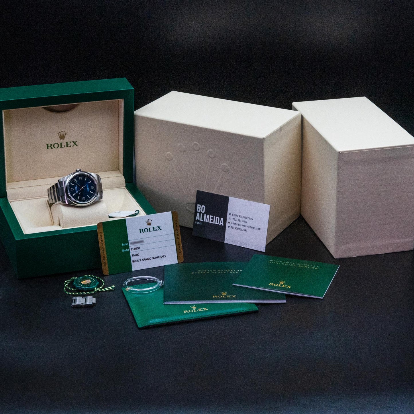 Rolex Oyster Perpetual 36 116000 Blue Dia