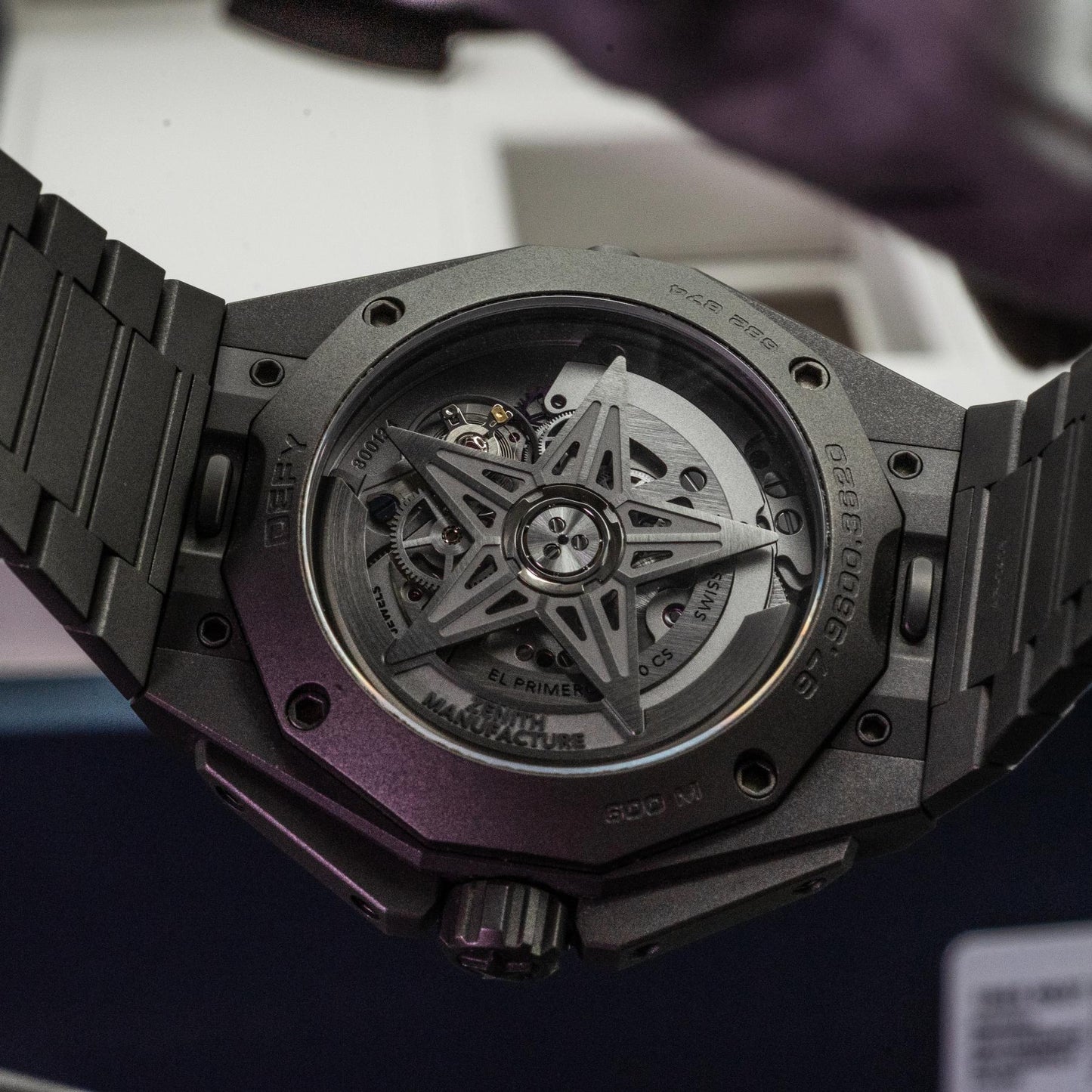 Zenith Defy Extreme Diver 97.9600.3620 Titanium 42.5mm Black Yellow Box Papers