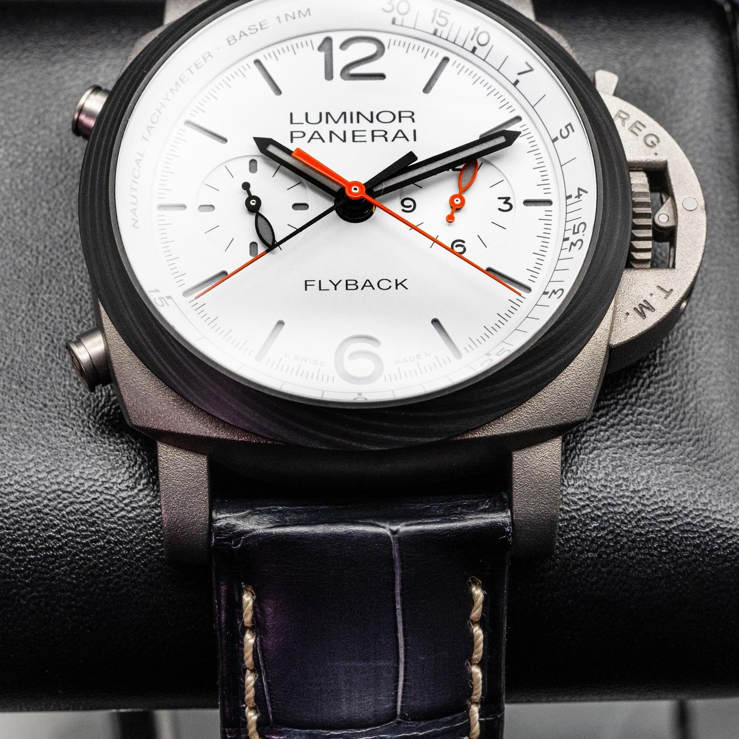 Panerai PAM01297 Luminor Chrono Flyback Zebra 44mm Titanium Carbotech Ltd