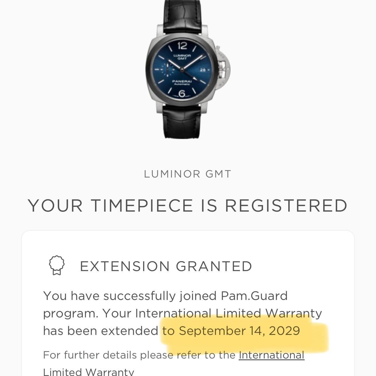 Panerai PAM01279 Luminor GMT Titanium Carbotech Bezel 42mm Box Papers