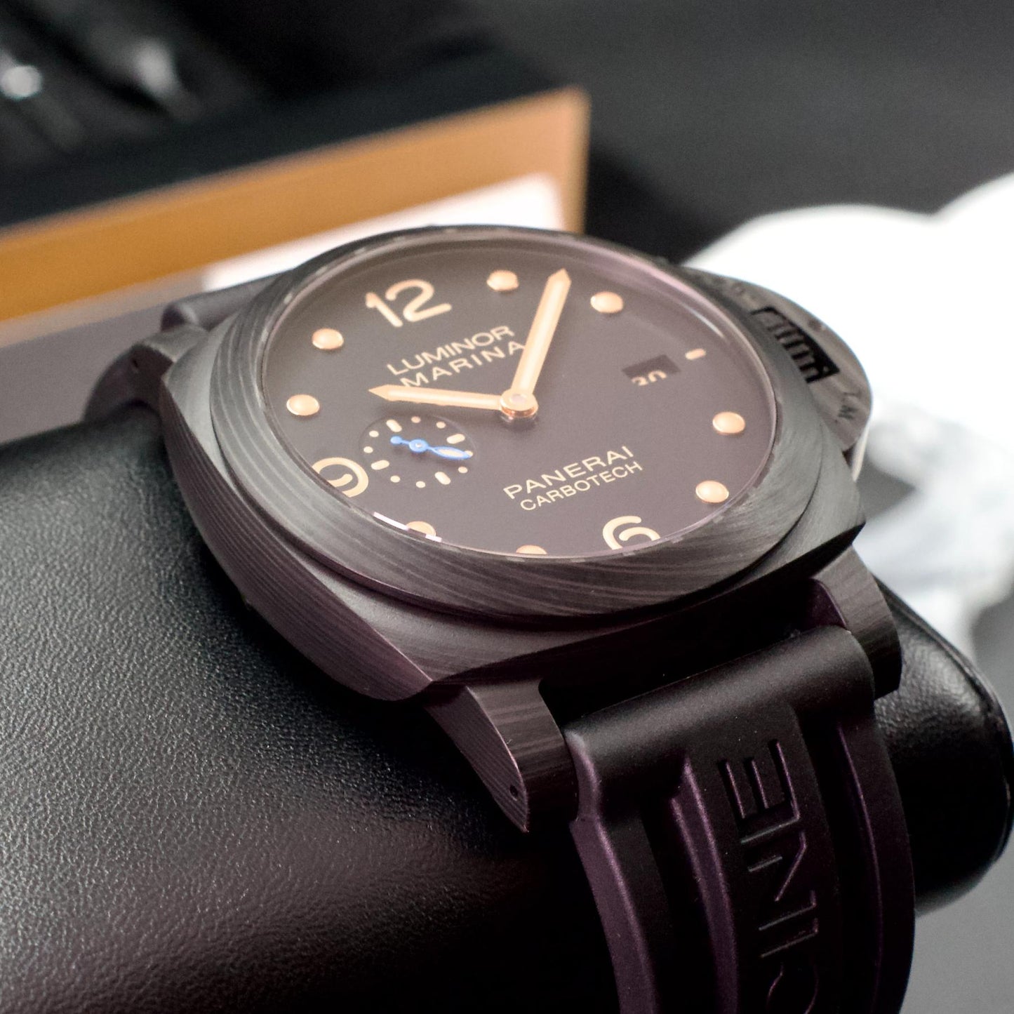 Panerai PAM00661 Luminor Marina 1950 Carbotech 44mm Black Dial Box Papers