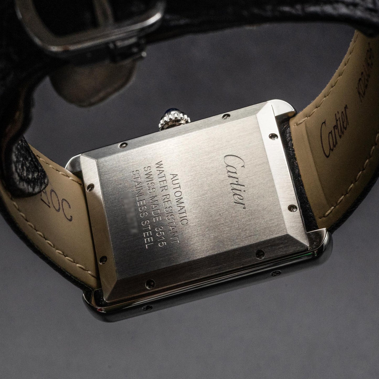 Cartier Tank Solo XL Automatic W5200027 Steel Silver Dial 31x41mm Watch Only