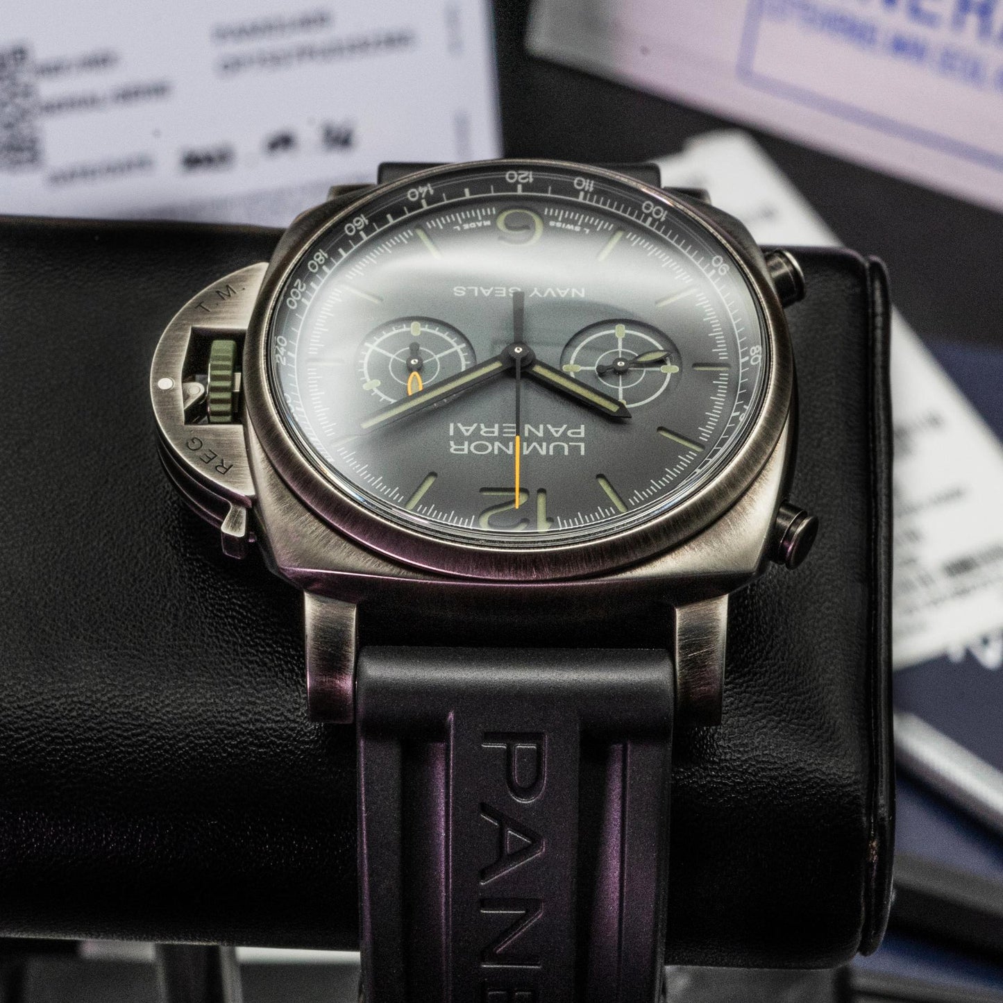 Panerai Luminor Chrono Navy SEALs PAM01409 44mm Steel Grey Dial 2023