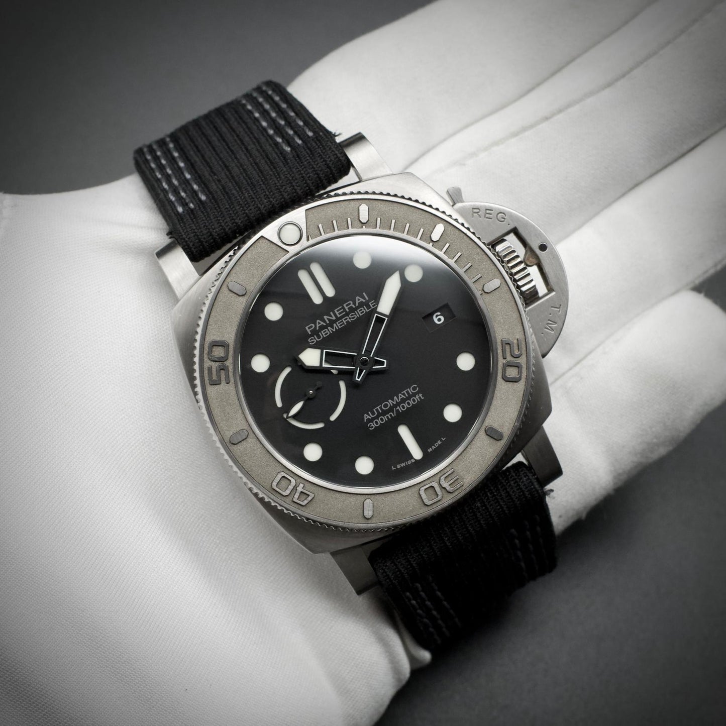 Panerai Submersible Mike Horn in hand