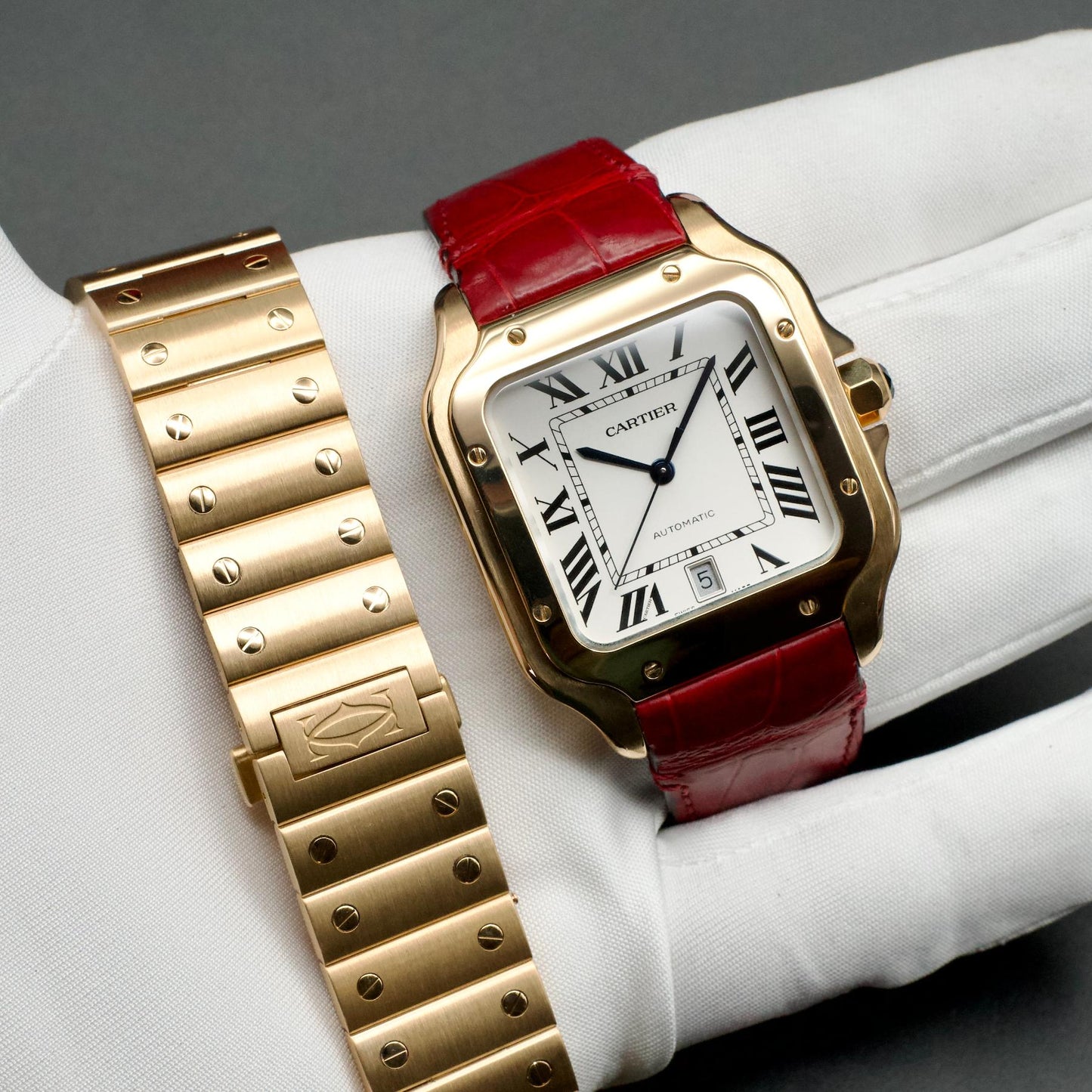 Cartier Santos de Cartier Large WGSA0029 39.8mm Yellow Gold