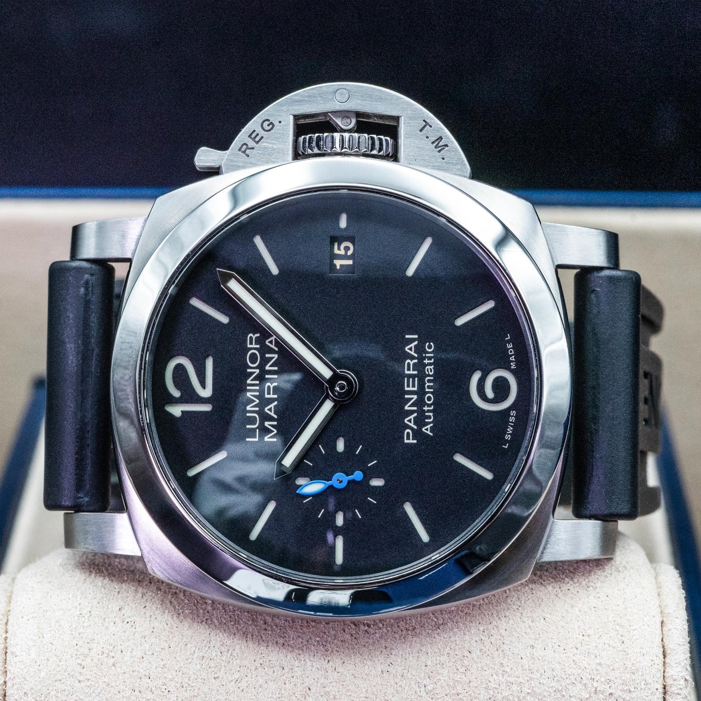 Panerai Luminor Marina PAM01372 40mm Steel Black Dial Box Papers 2025