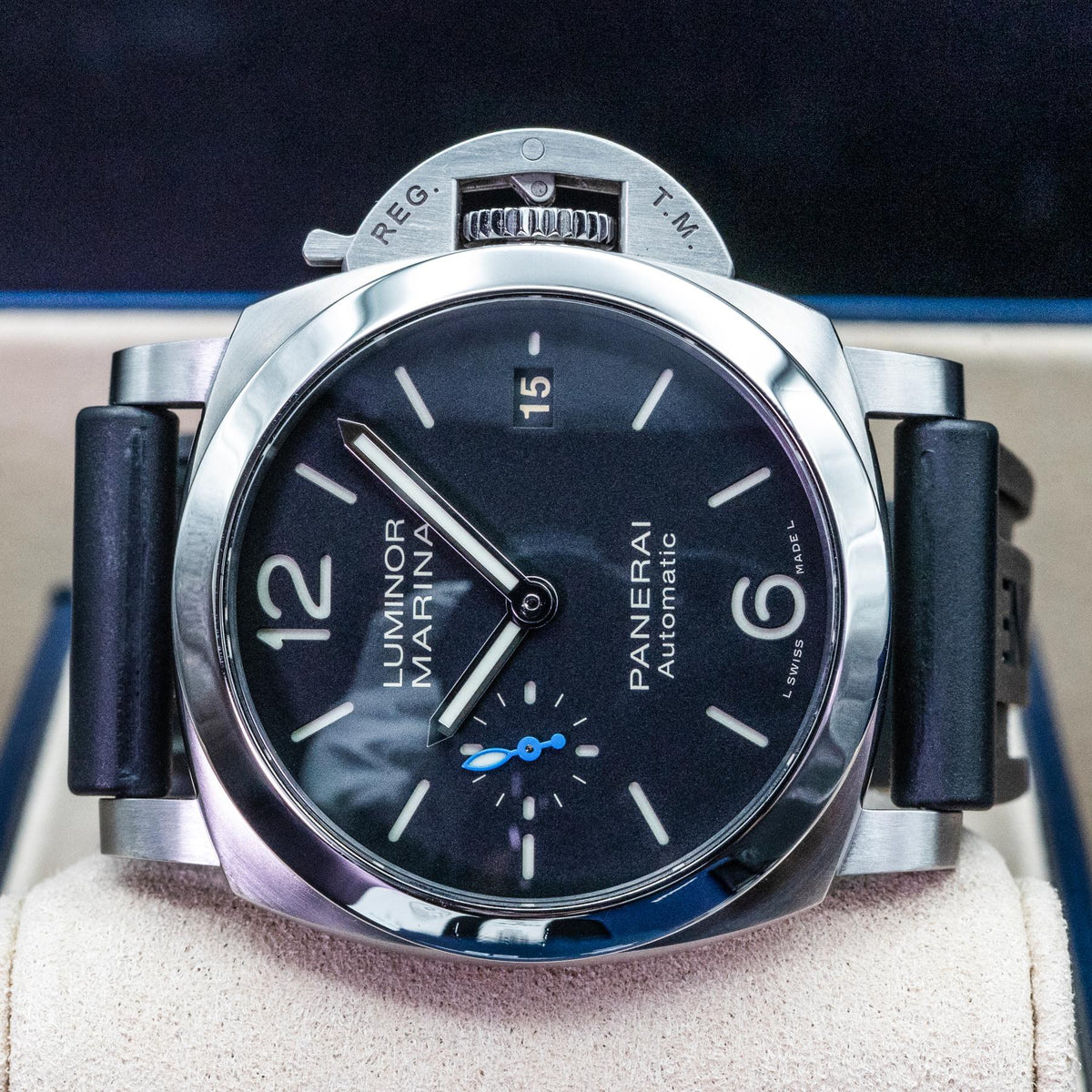 Panerai Luminor Marina PAM01372 40mm Steel Black Dial Box Papers 2025