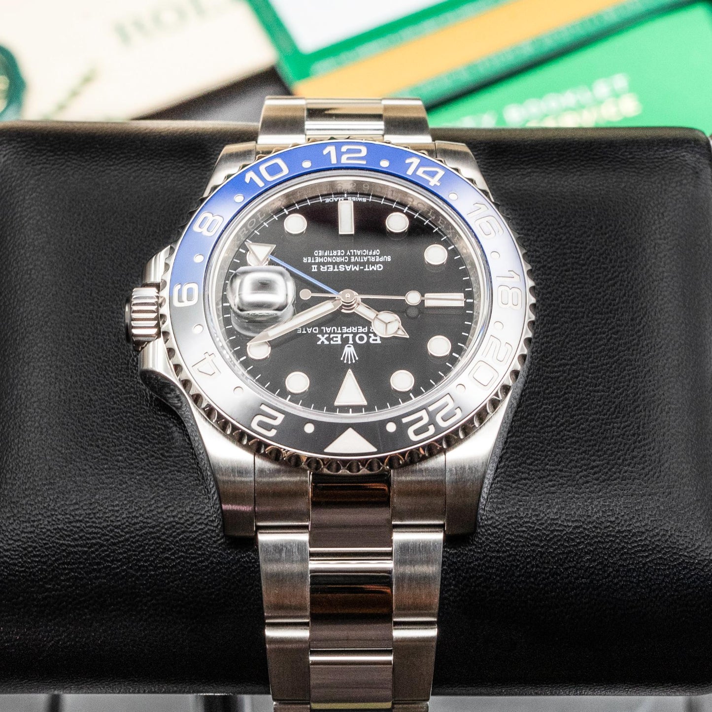Rolex GMT-Master II 116710BLNR Batman 40mm Steel Black Dial Box Papers 2018