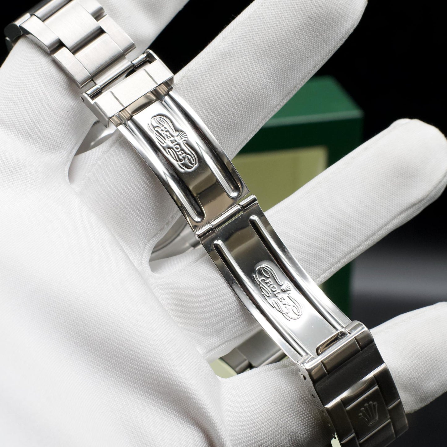 Rolex Explorer II 16570 Polar White Dial 40mm Steel Bracelet Box Year 1999