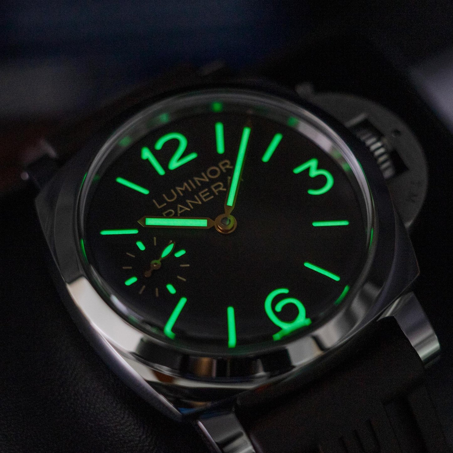 Panerai Luminor PAM01731 44mm Polished Steel Tobacco Lumes