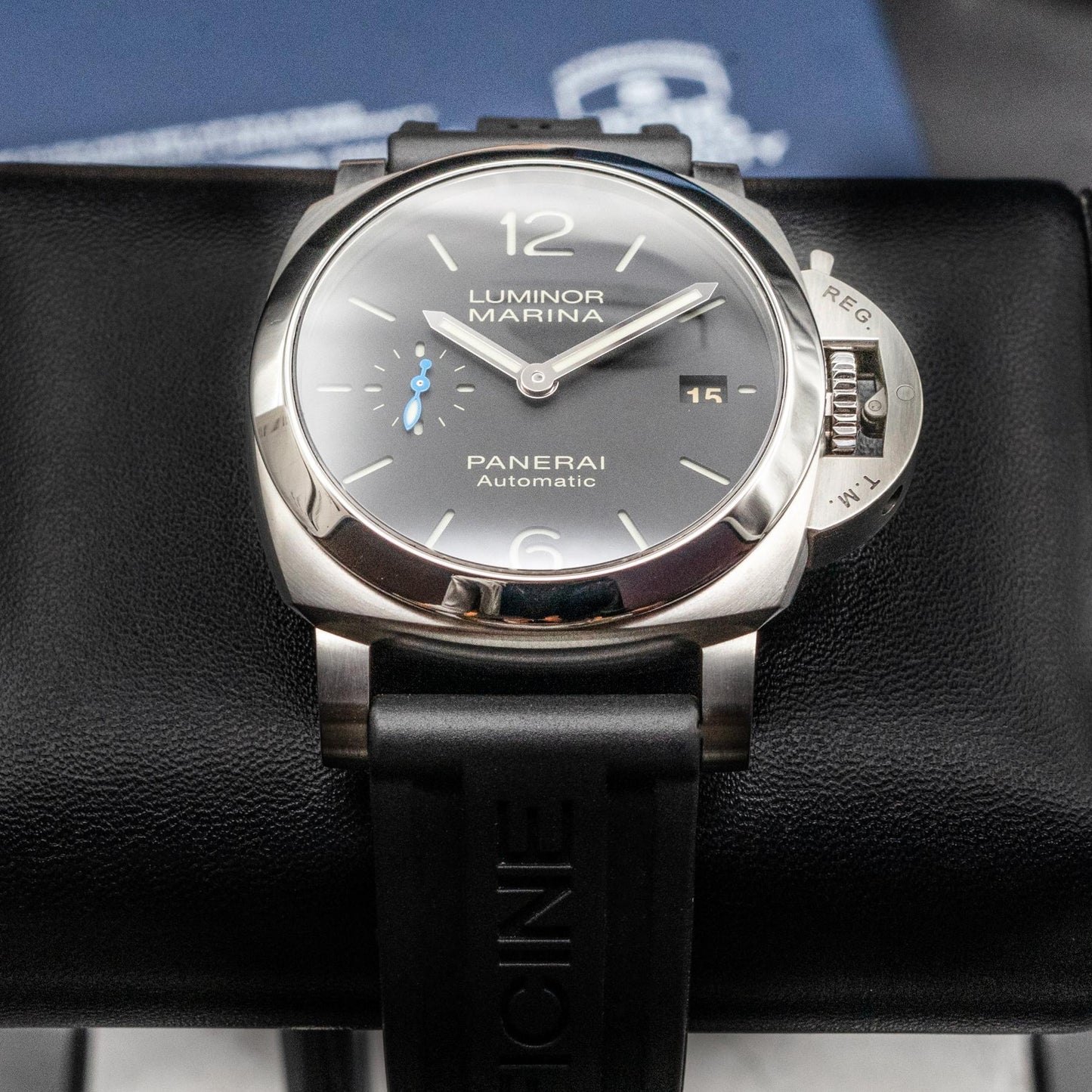 Panerai Luminor Marina PAM01372 40mm Steel Black Dial Box Papers 2025