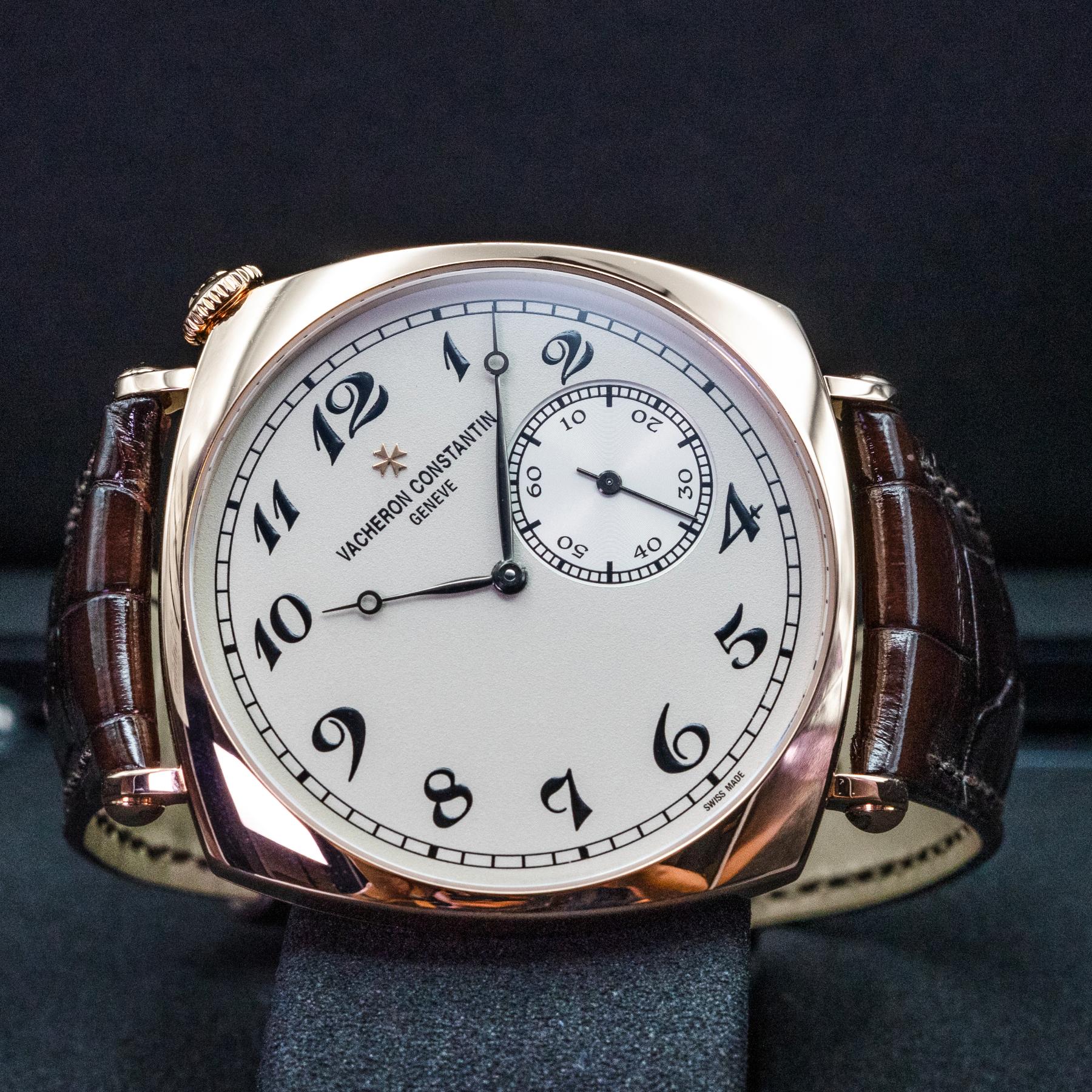 Vacheron Constantin Historiques American 1921 82035 Rose Gold Silver Dial Box Papers