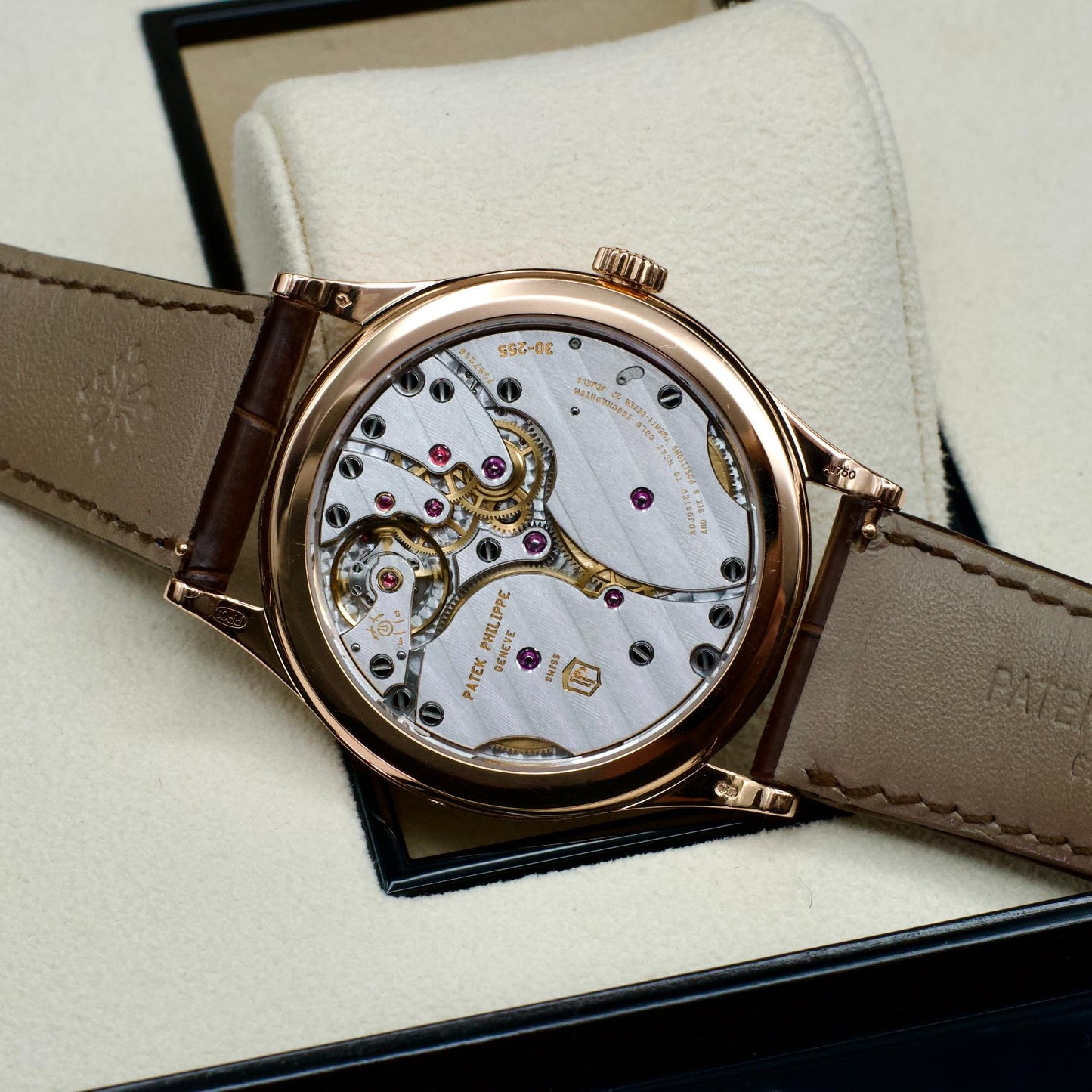 Patek Philippe Calatrava 6119R-001 39mm Rose Gold back