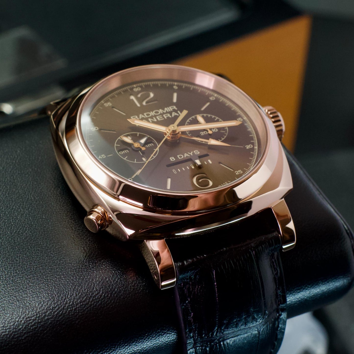 Panerai PAM00502 Radiomir 1940 Chrono Monopulsante GMT Red Gold 45mm Ltd 300