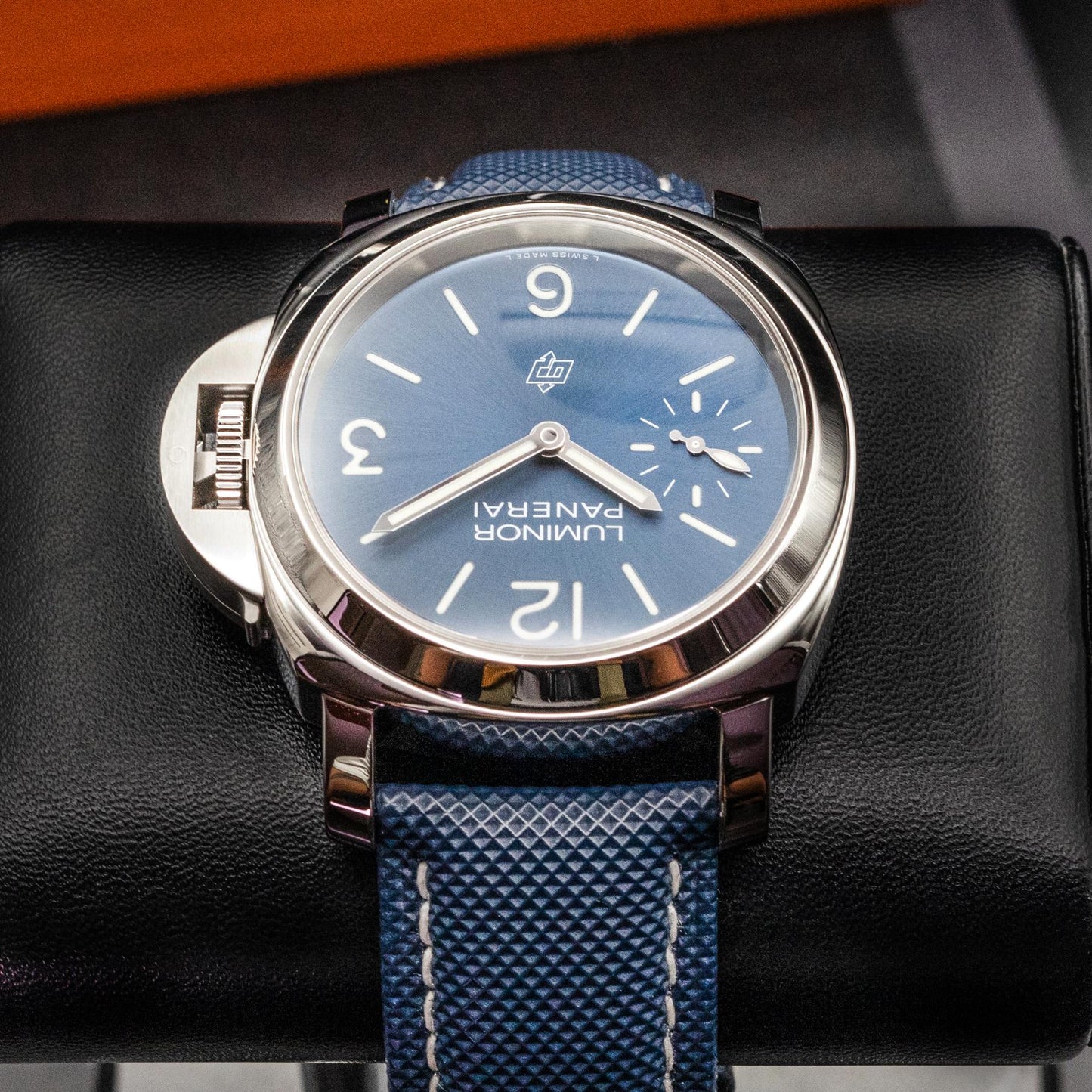 Panerai Luminor Blu Mare PAM01085 44mm Steel Blue Dial Box Papers 2021