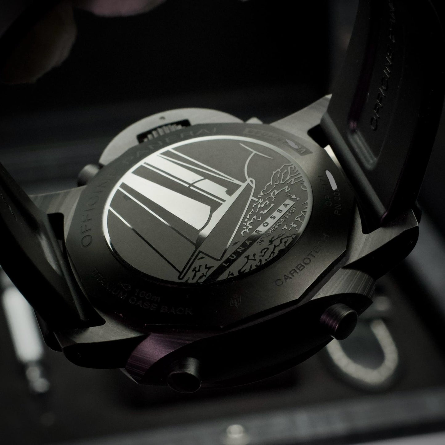 Panerai PAM01038 Luminor Luna Rossa Regatta Carbotech 47mm 2021 Full Set