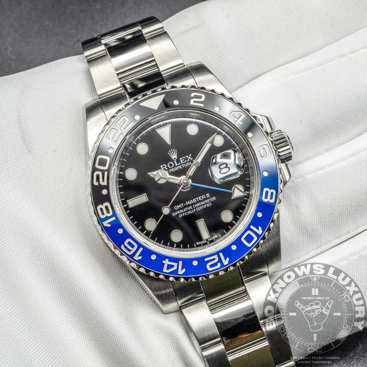 Rolex GMT-Master II Batman 116710BLNR 40mm Steel Black Dial Oyster Watch Only
