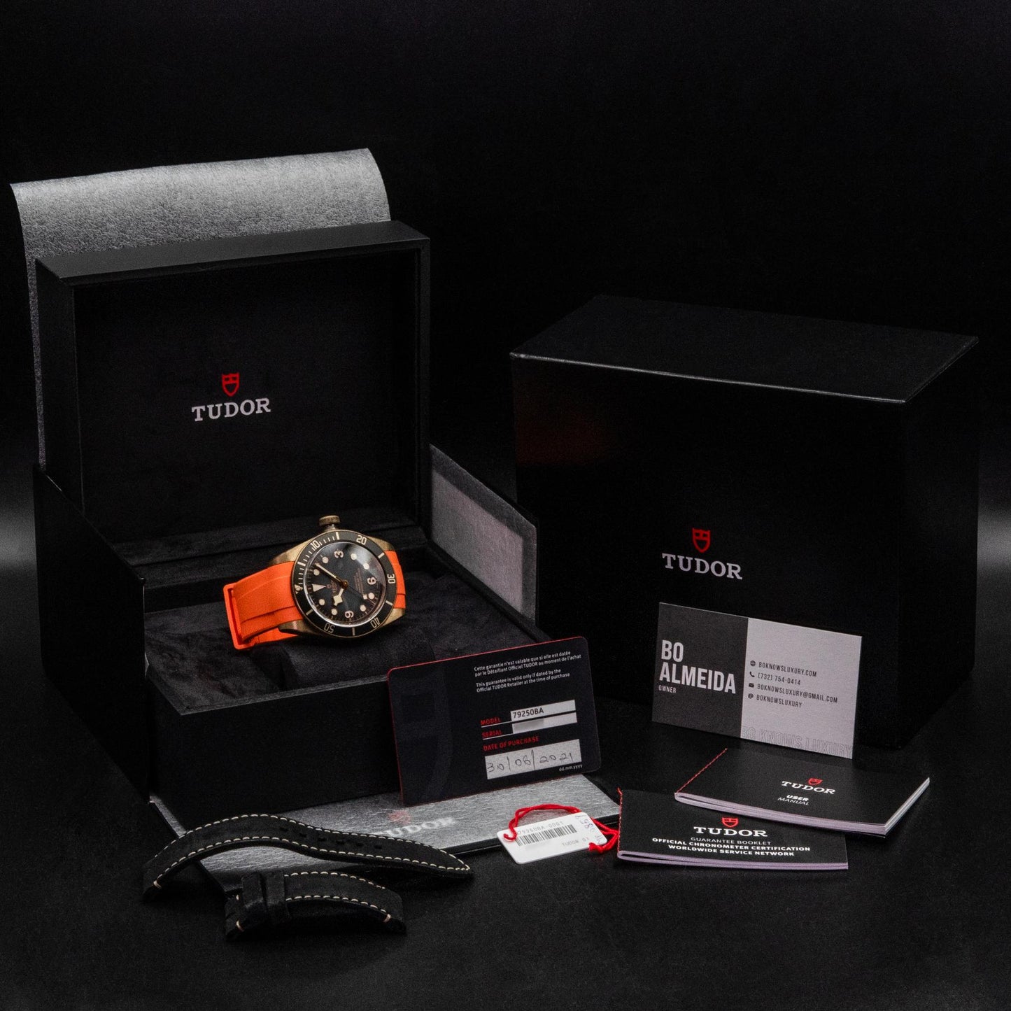 Tudor Black Bay Bronze M79250BA-0001 43mm Slate Grey Dial