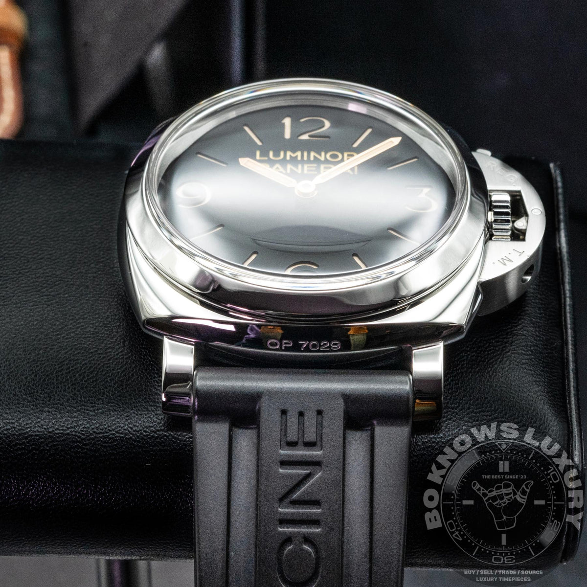 Panerai Luminor 1950 3 Days PAM00372 47mm Black Dial Box Papers 2018 Serviced