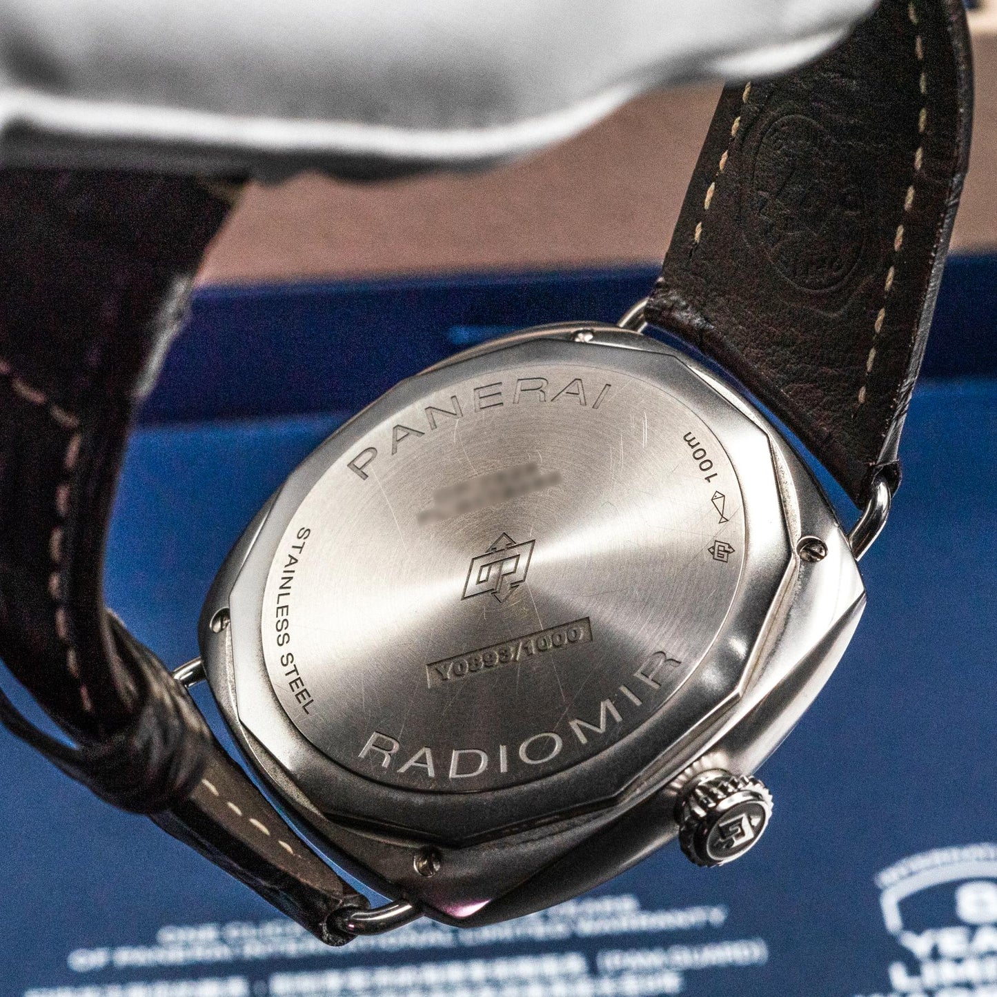 Panerai Radiomir Tre Giorni PAM01335 caseback