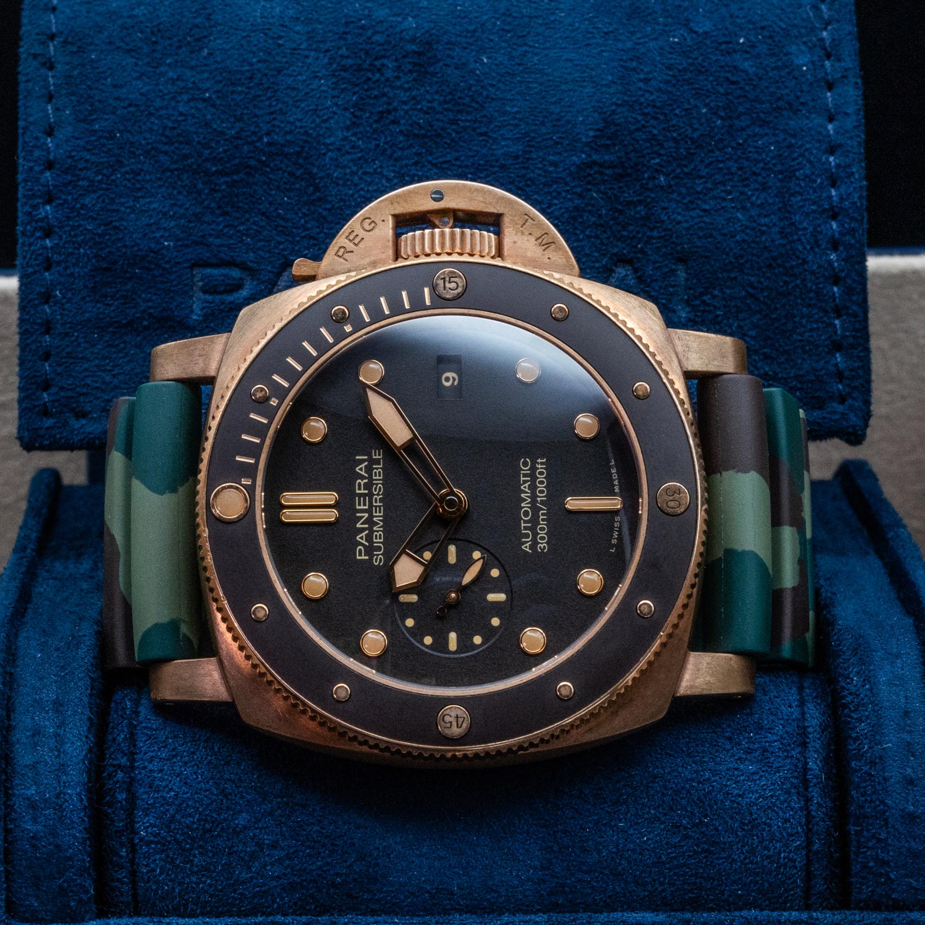Panerai Submersible Bronzo PAM00968 47mm Bronze Brown Dial Box Papers 2023