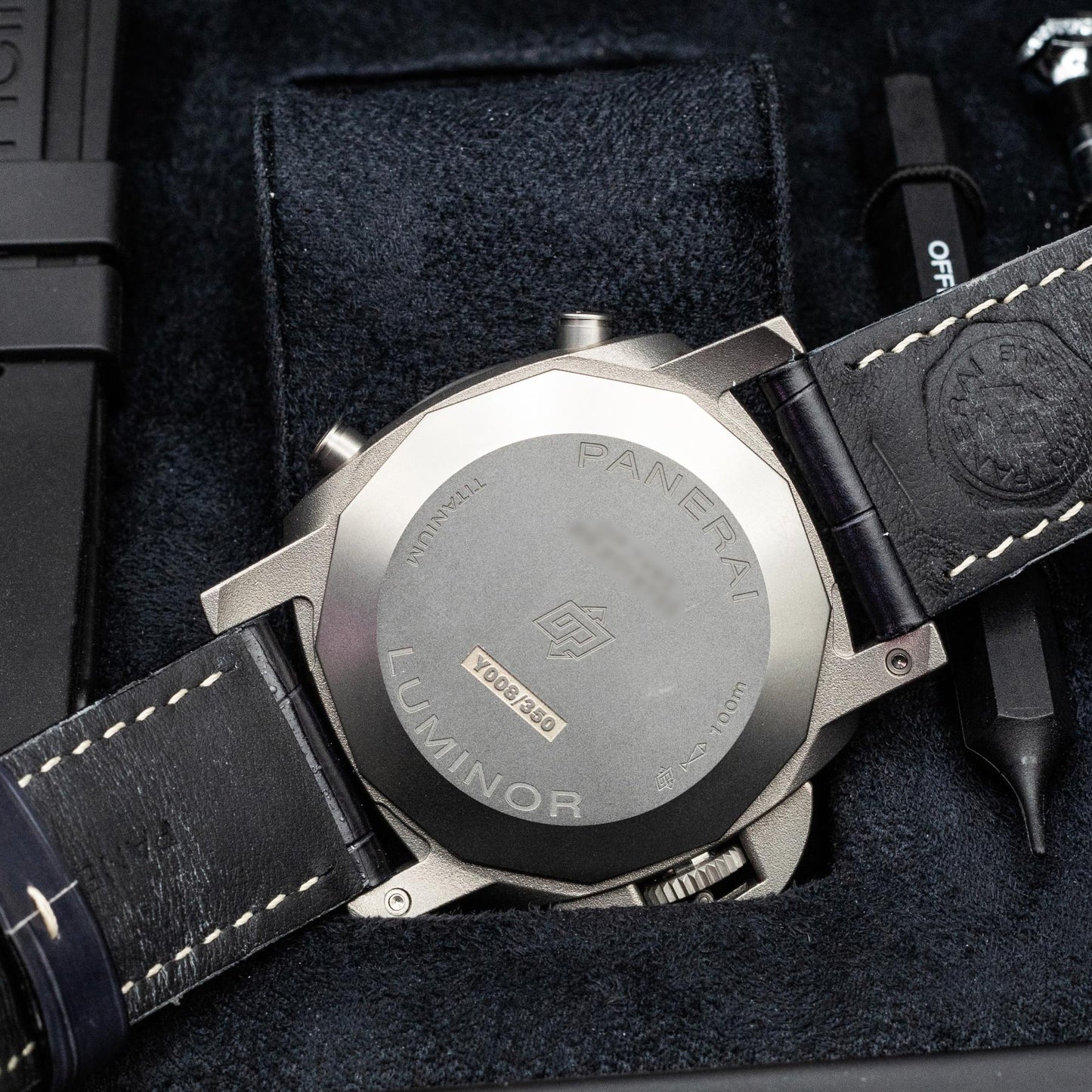 Panerai PAM01297 Luminor Chrono Flyback Zebra 44mm Titanium Carbotech Ltd